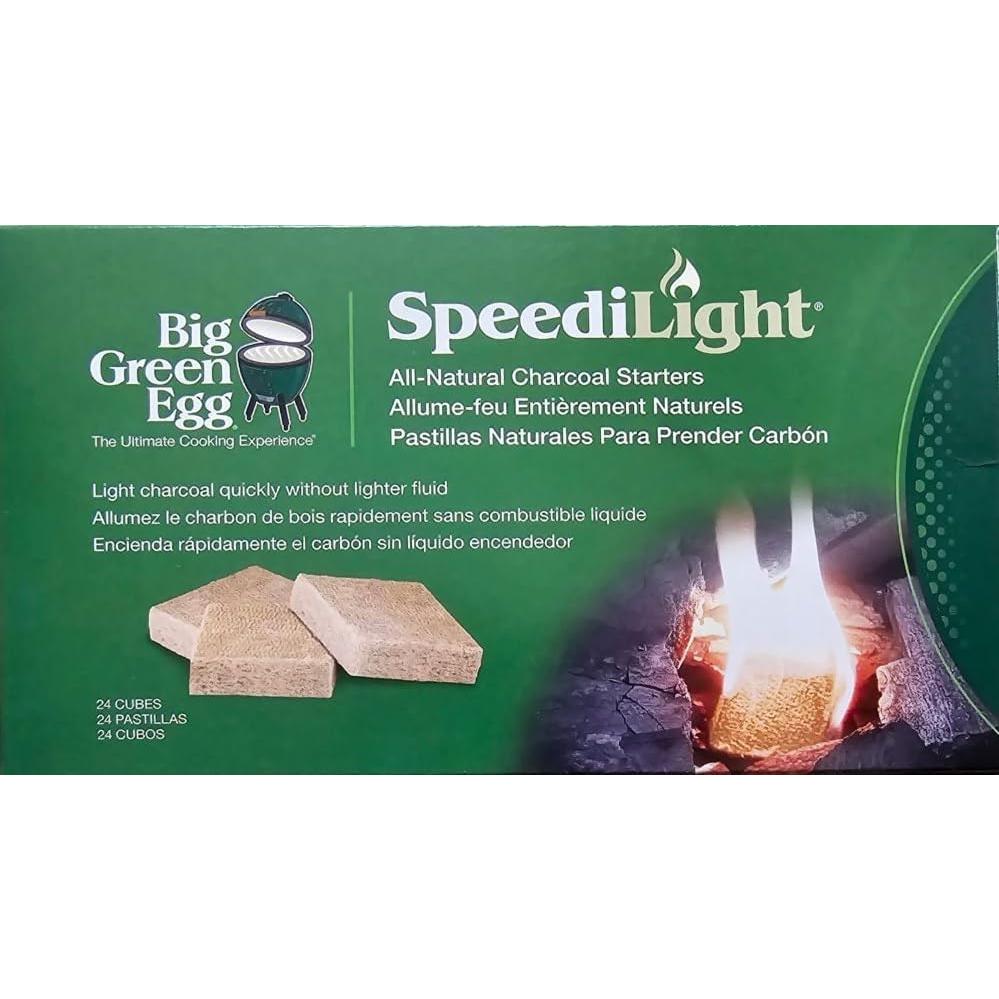 Iniciadores de Carbón Natural Big Green Egg - 24 Cubos