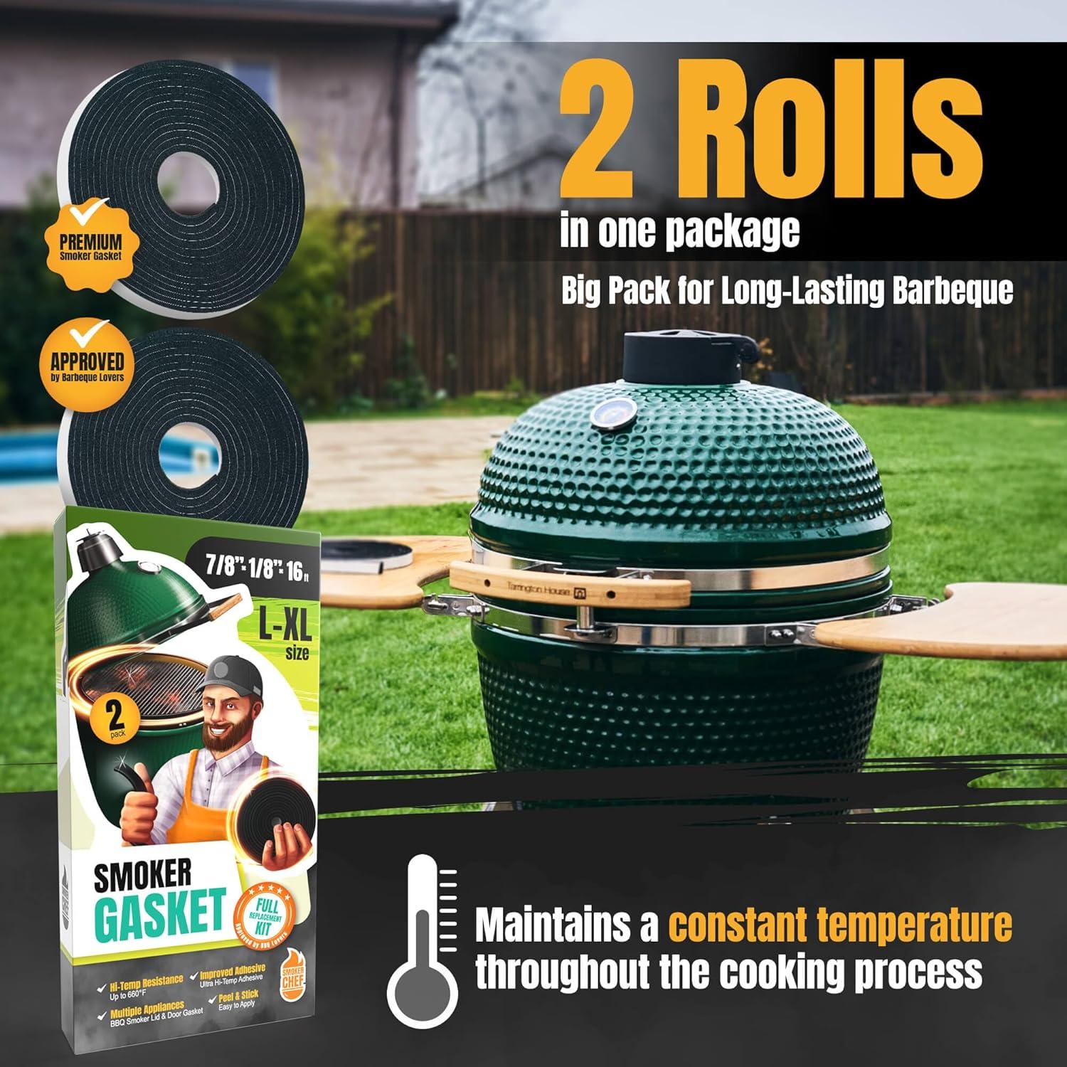 Junta de Sello Big Green Egg Grande/XL/XXL - 2x2.44m Fieltro