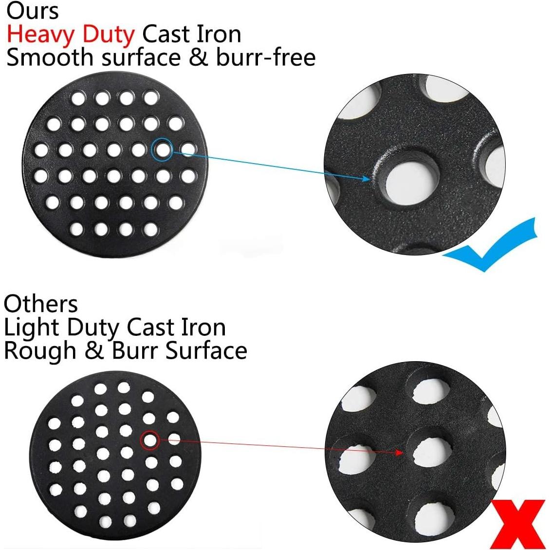 Rejilla de hierro fundido Dracarys 23 cm para BBQ Big Green Egg