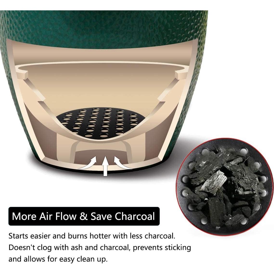 Rejilla de hierro fundido Dracarys 23 cm para BBQ Big Green Egg