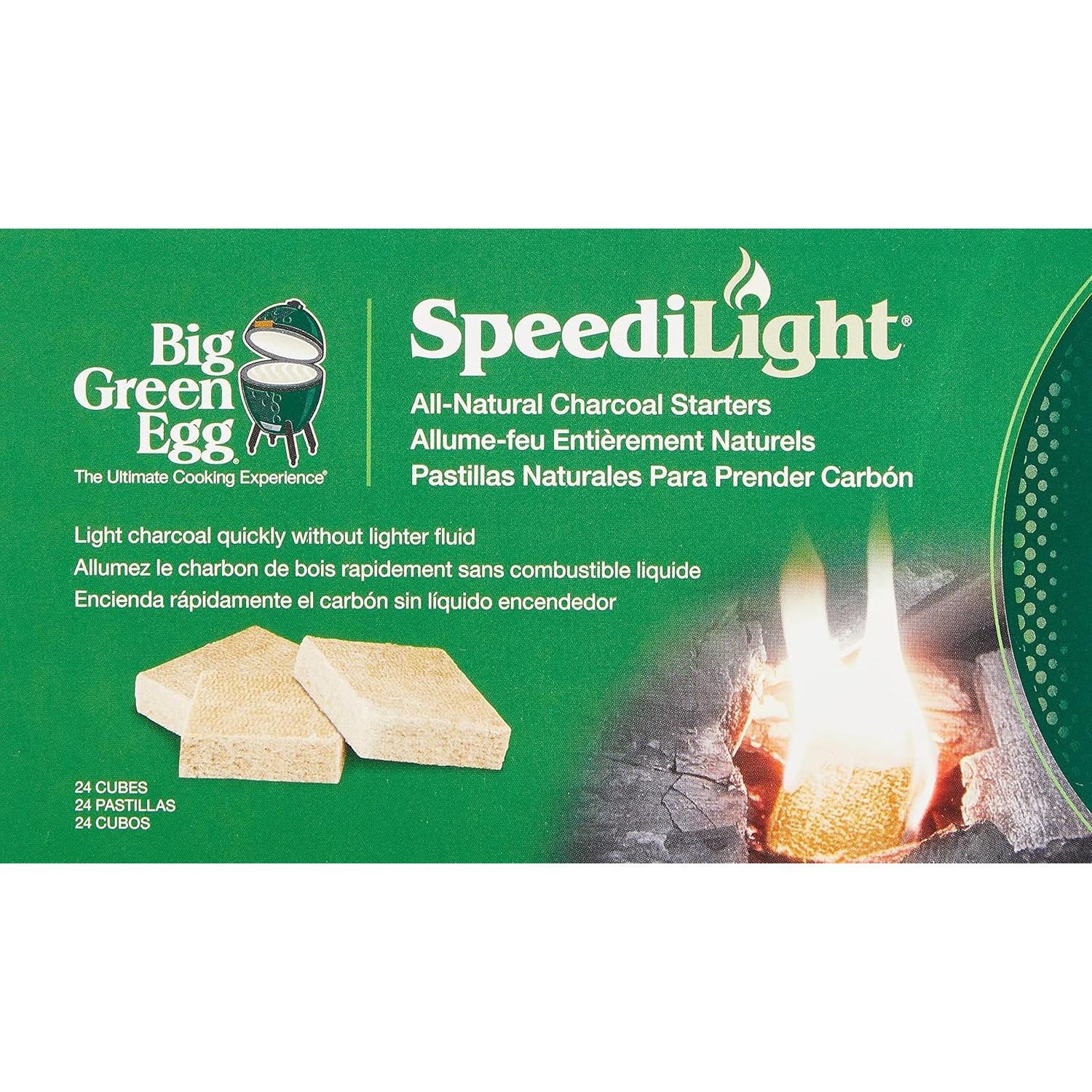 Encendedores de Carbón Natural Big Green Egg - 24 Cubos