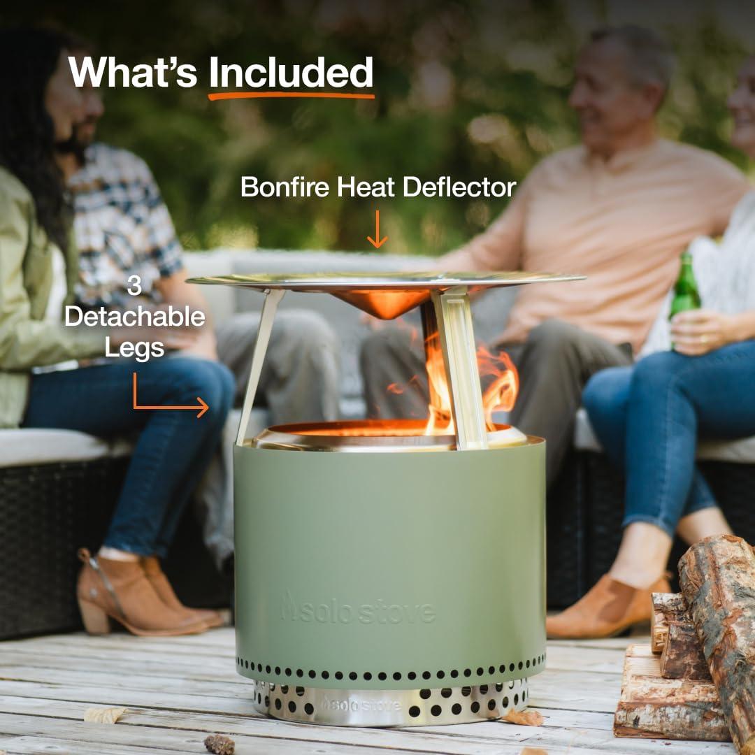 Deflector de Calor Solo Stove Bonfire - Acero Inoxidable 304