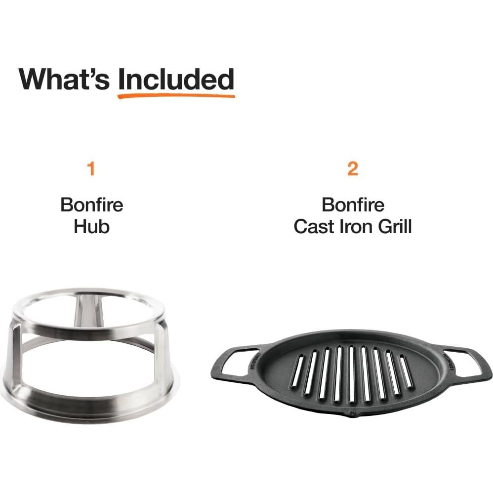 Parrilla de Hierro Fundido Solo Stove Bonfire con Hub 52 cm