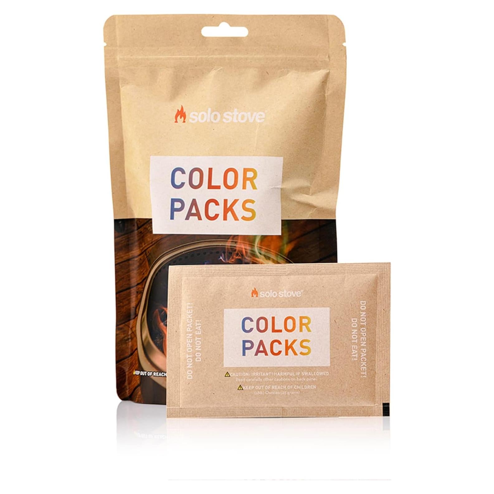 Paquete de Fuego Cambiante Solo Stove - 10 Paquetes de Colores
