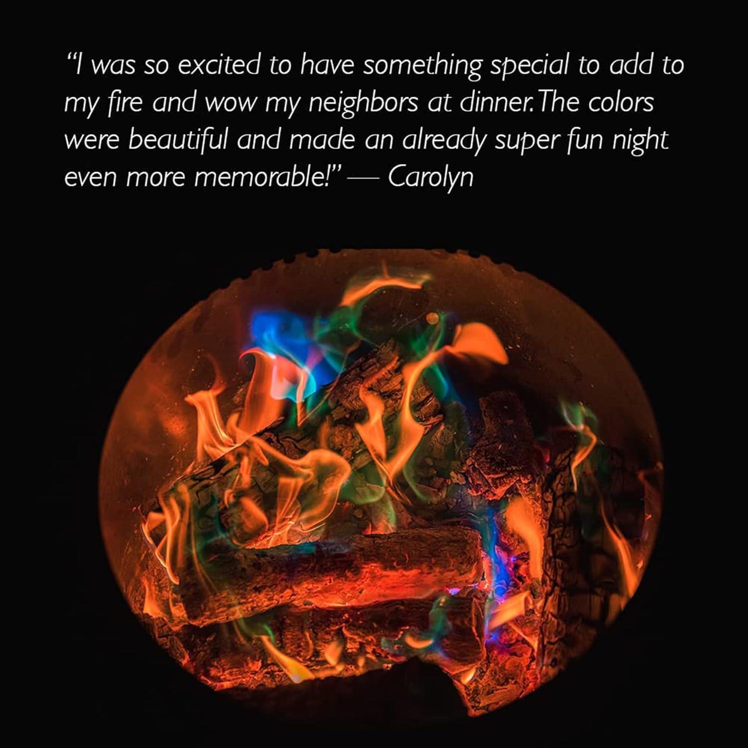 Paquete de Fuego Cambiante Solo Stove - 10 Paquetes de Colores