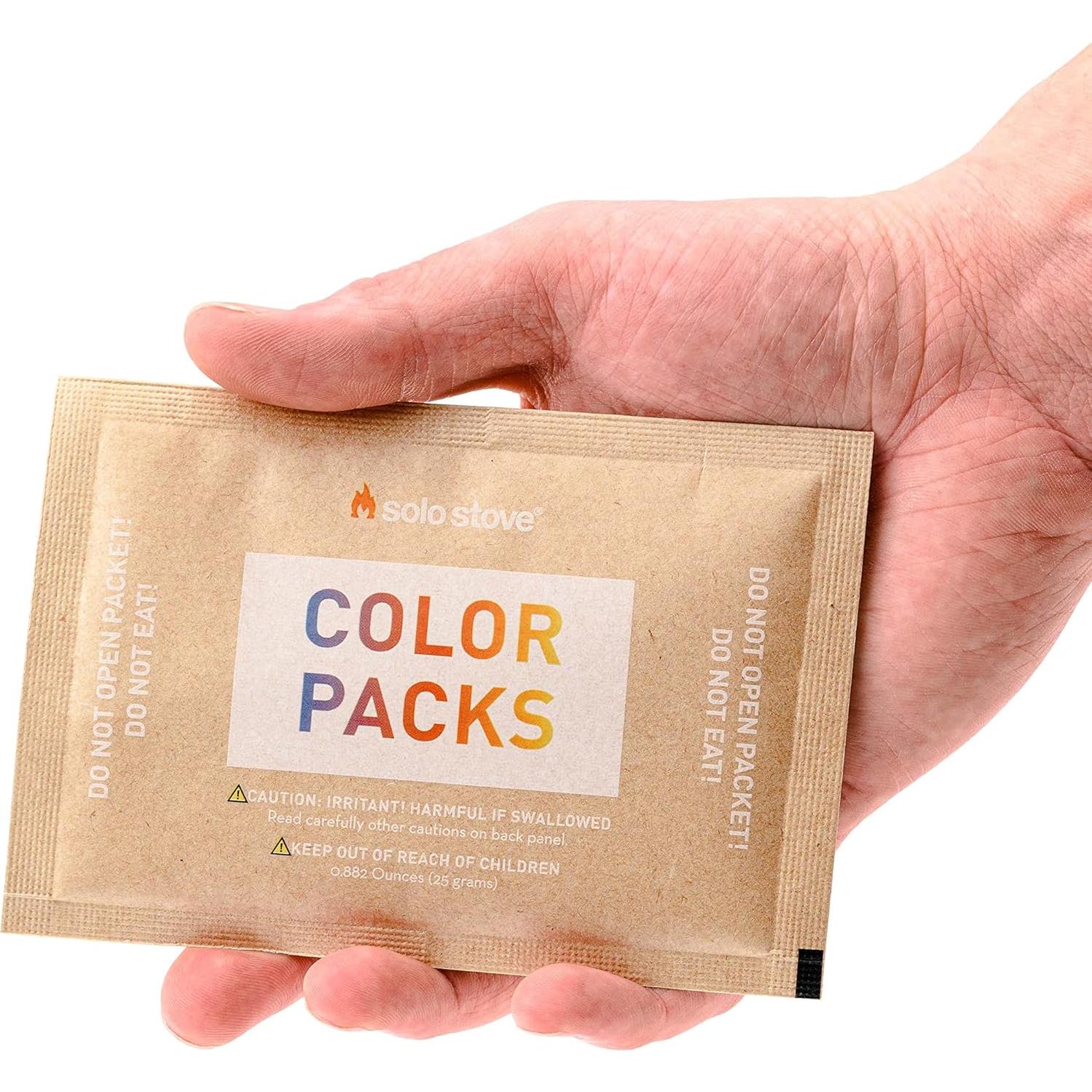 Paquete de Fuego Cambiante Solo Stove - 10 Paquetes de Colores