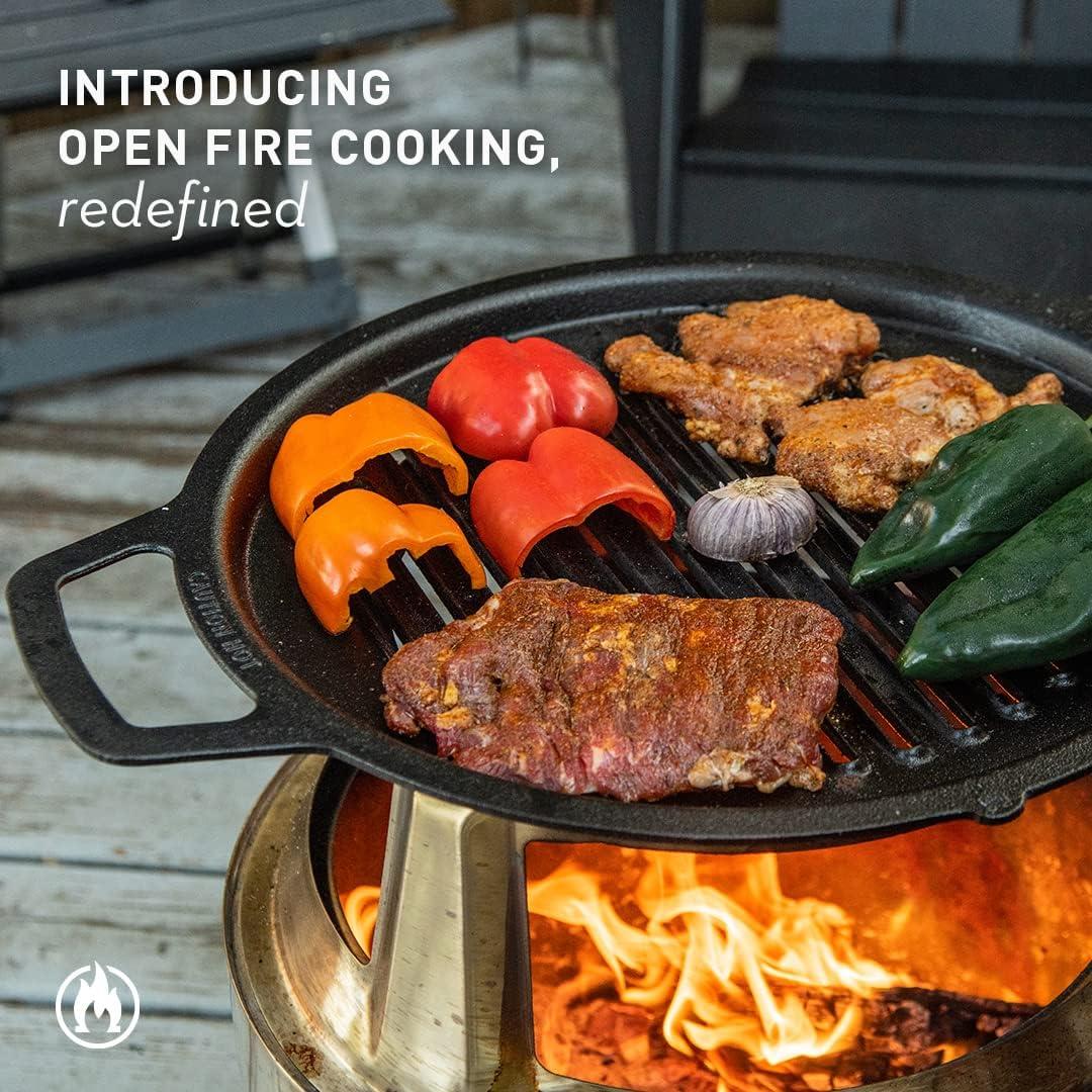 Paquete Cocina Parrilla Hierro Fundido Solo Stove Bonfire