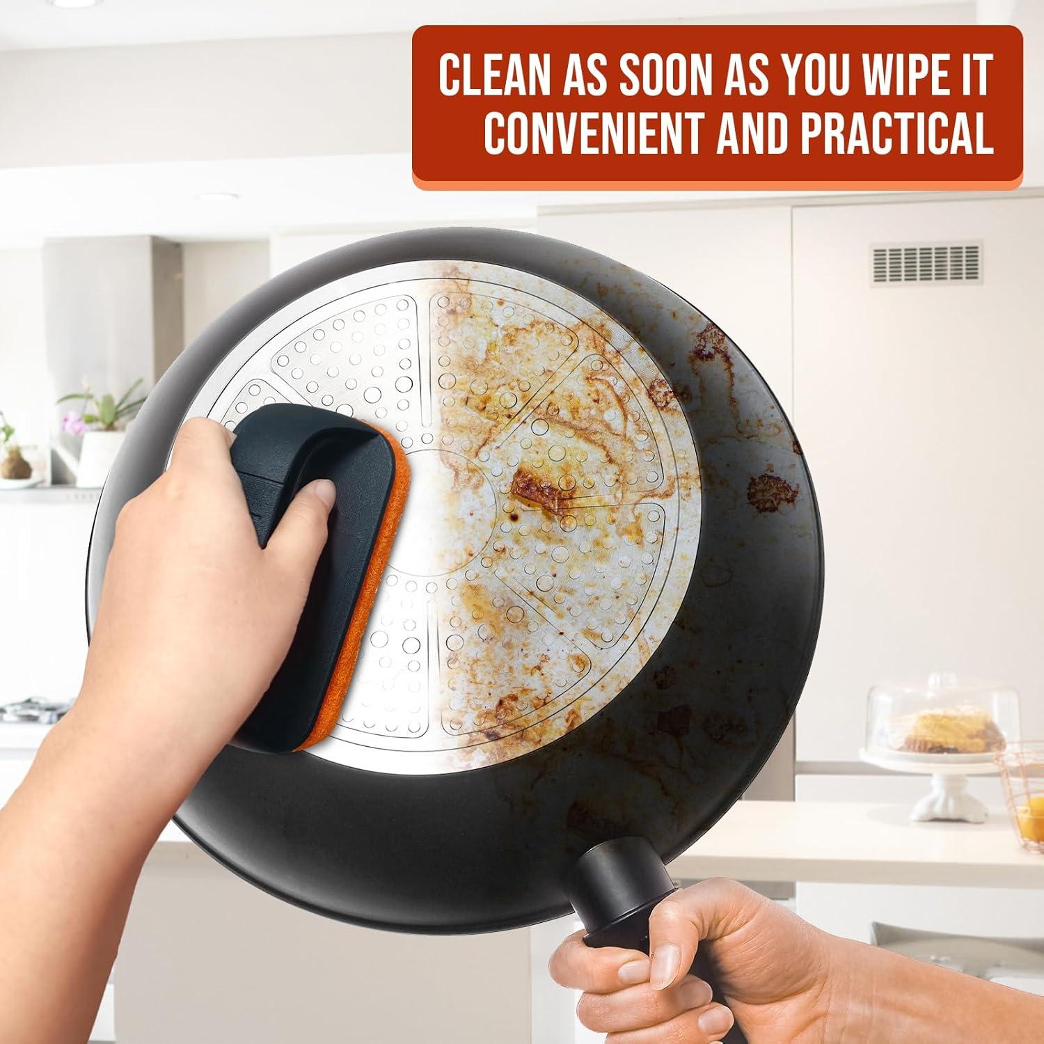 Kit de limpieza de plancha AWEASROY 6 piezas - Almohadillas y mango