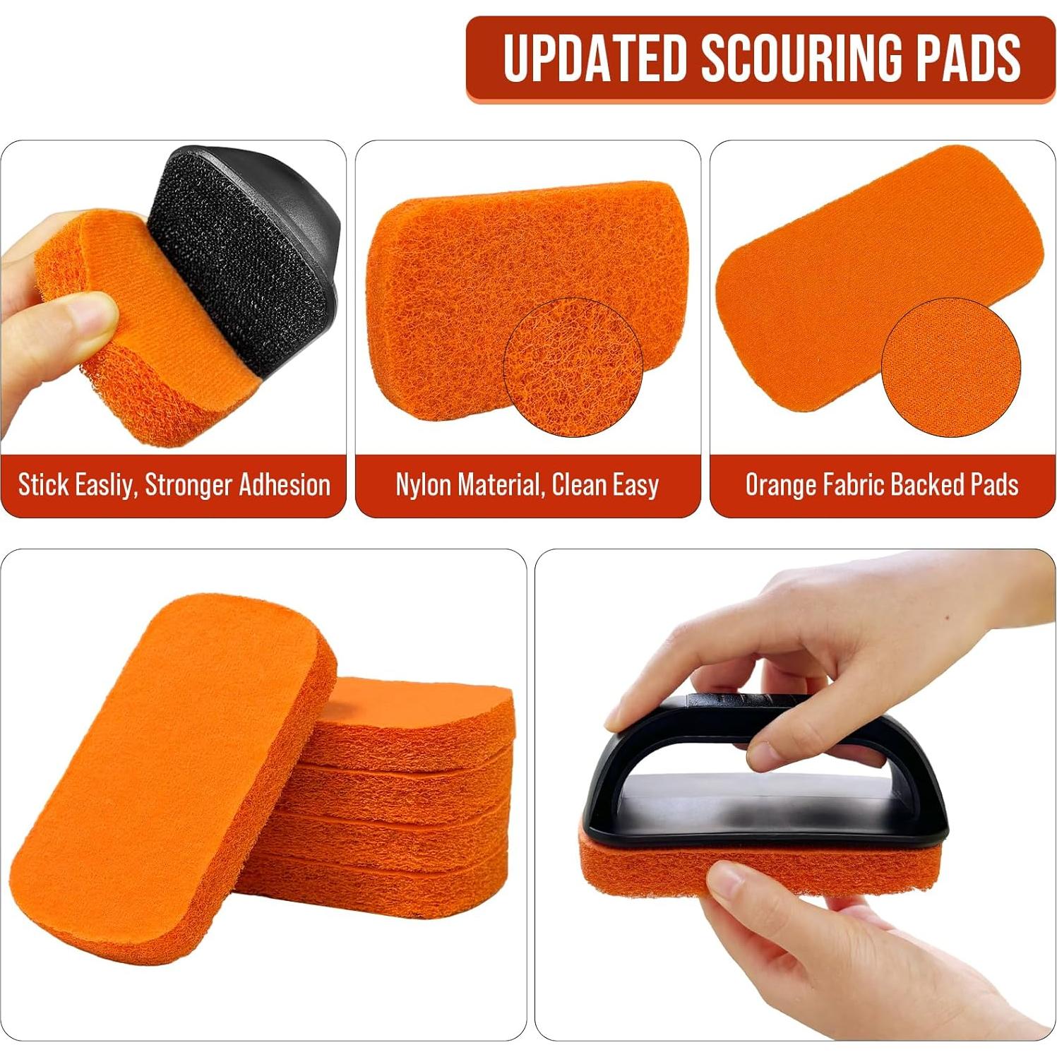 Kit de limpieza de plancha AWEASROY 6 piezas - Almohadillas y mango