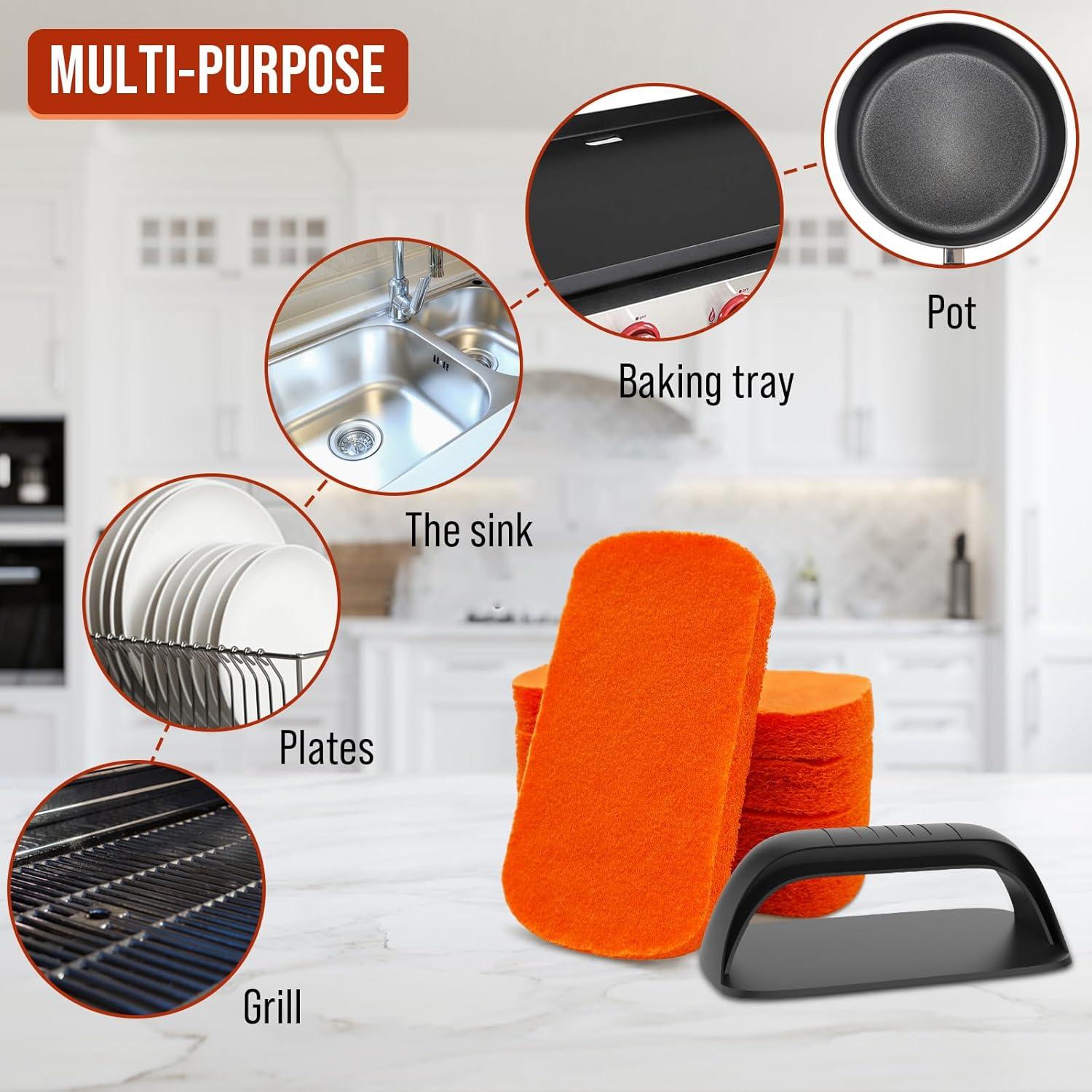 Kit de limpieza de plancha AWEASROY 6 piezas - Almohadillas y mango