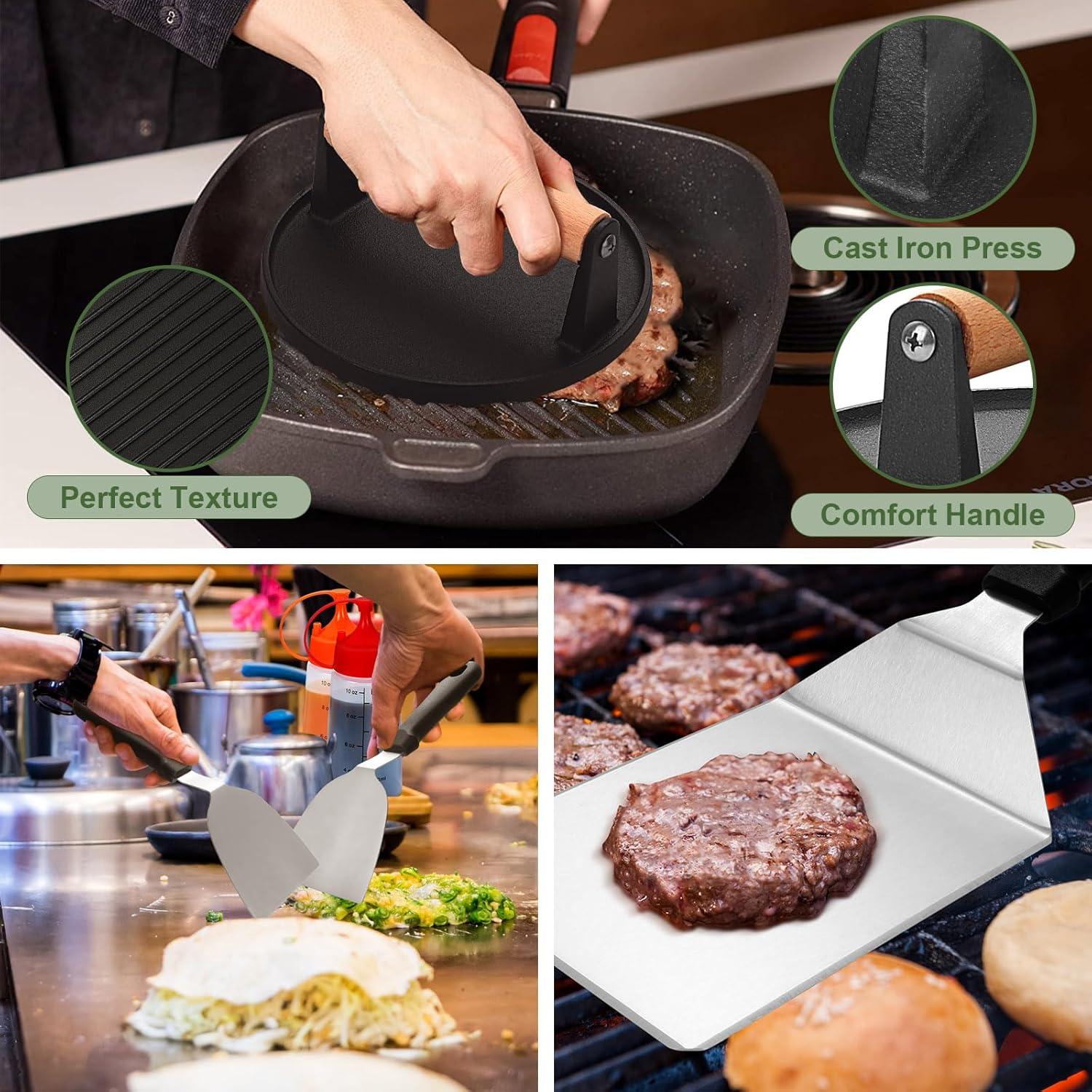 Kit de Accesorios para Parrilla EWFEN 19 Piezas Acero Inoxidable