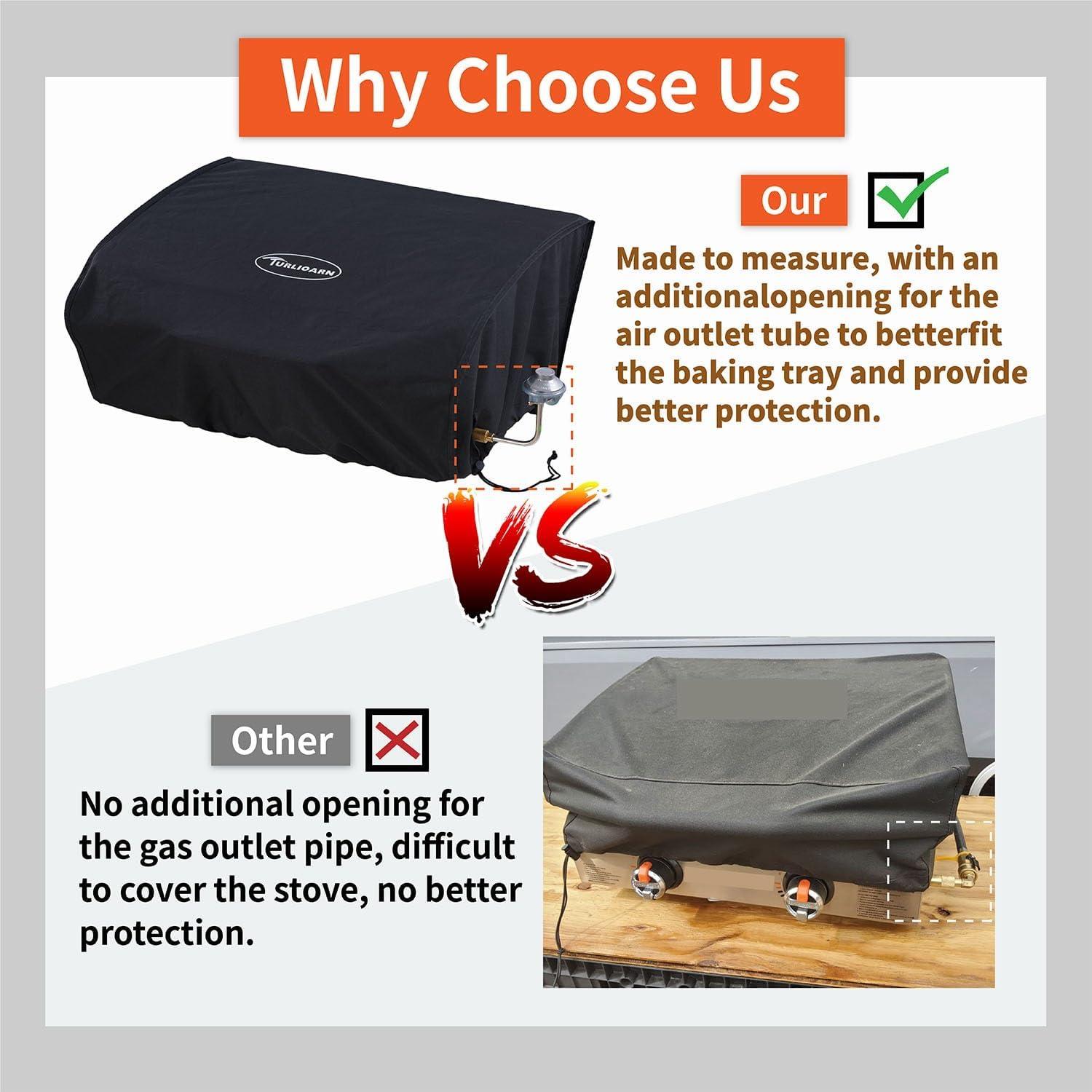 Cubierta de Parrilla TURLIOARN 22" Impermeable 600D Oxford