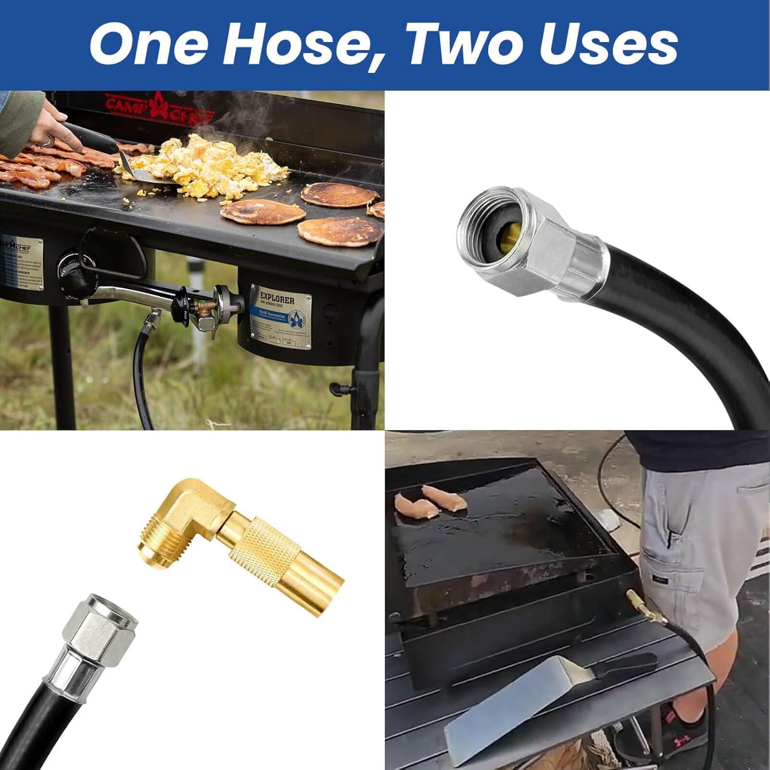 Manguera de Propano de 1.52m Aekops con Regulador y Adaptador