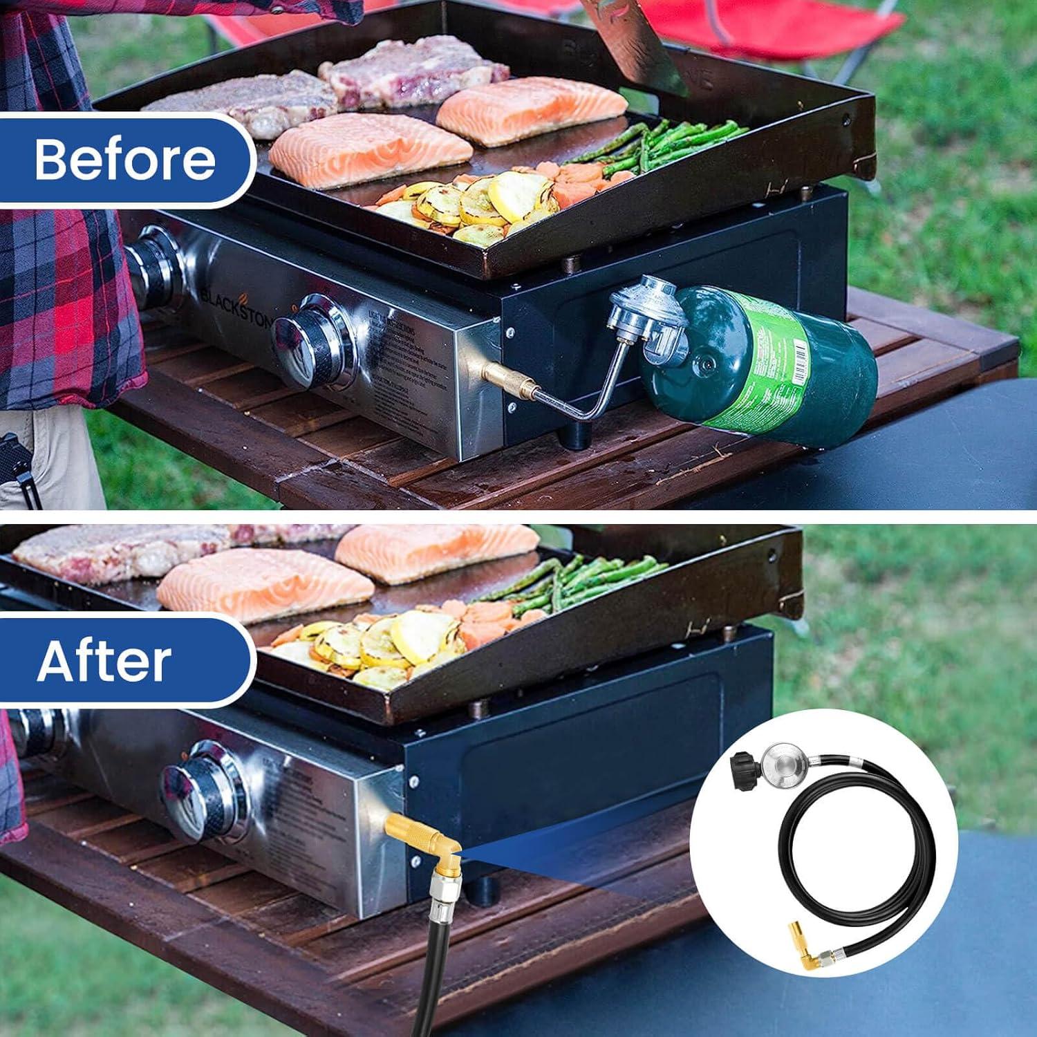 Manguera de Propano de 1.52m Aekops con Regulador y Adaptador