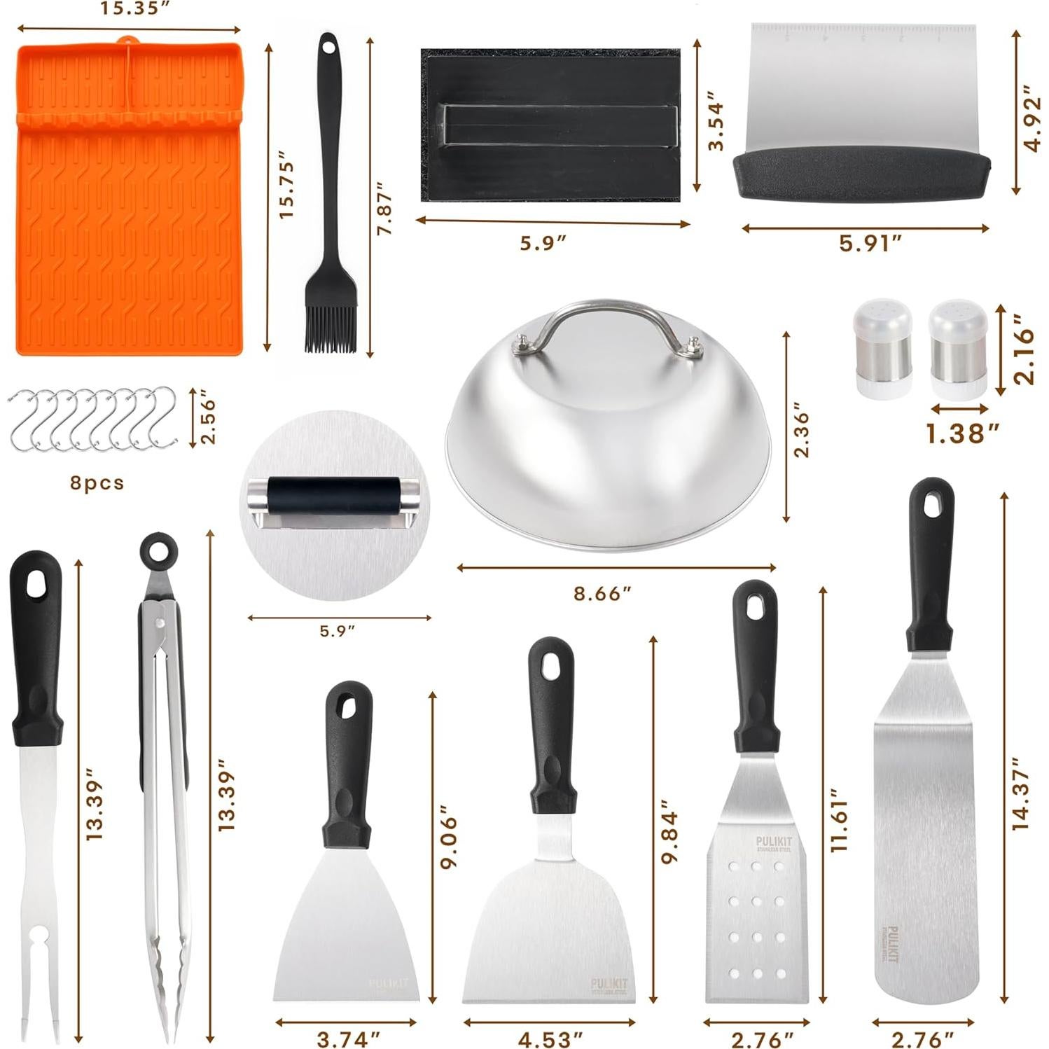 Kit de Accesorios para Plancha PuliKit - 14 PZS con Bolsa