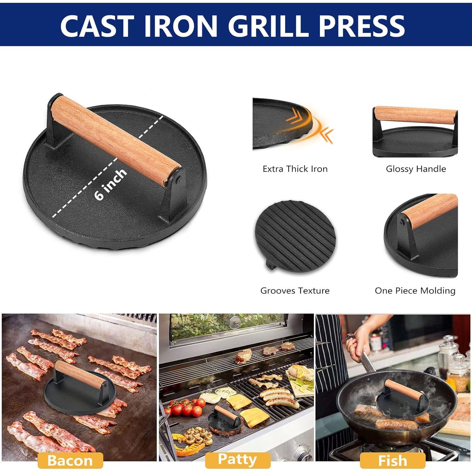 Kit de Accesorios para Plancha Joyfair 18 Piezas BBQ