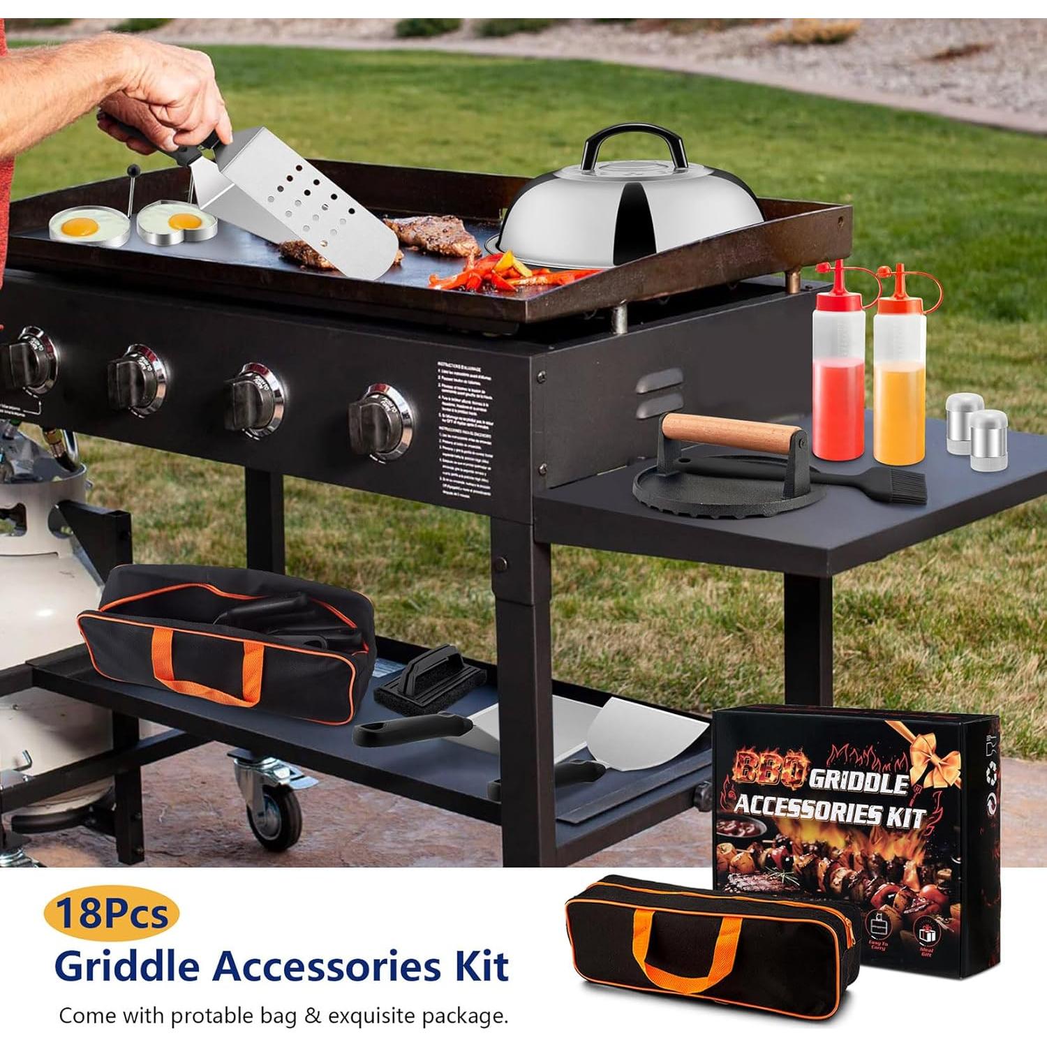 Kit de Accesorios para Plancha Joyfair 18 Piezas BBQ