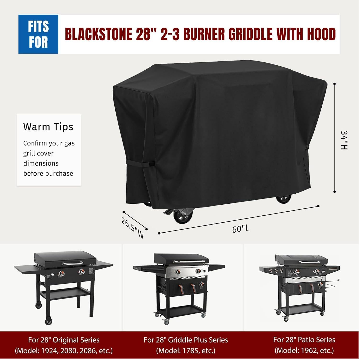 Cubierta Impermeable para Plancha SHINESTAR 28" Negra