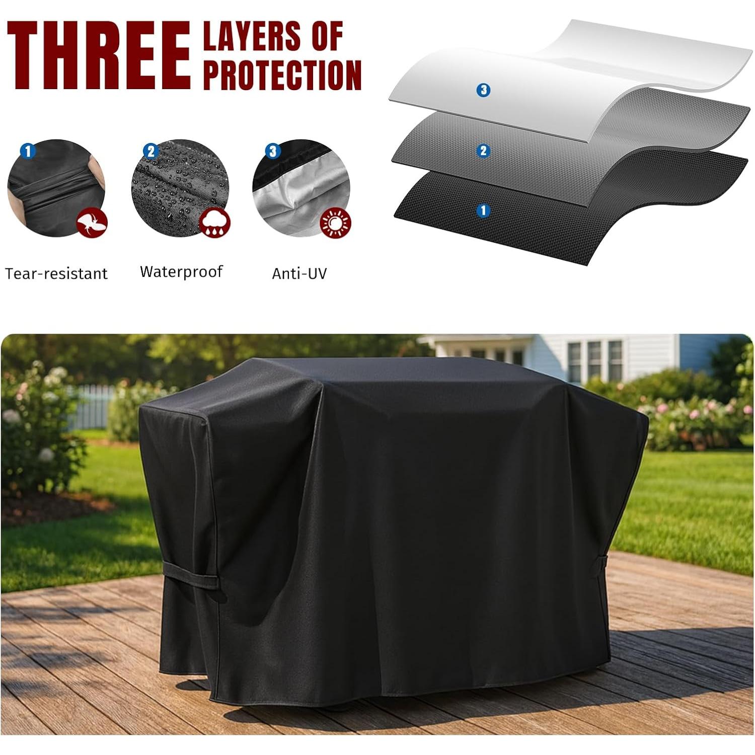 Cubierta Impermeable para Plancha SHINESTAR 28" Negra