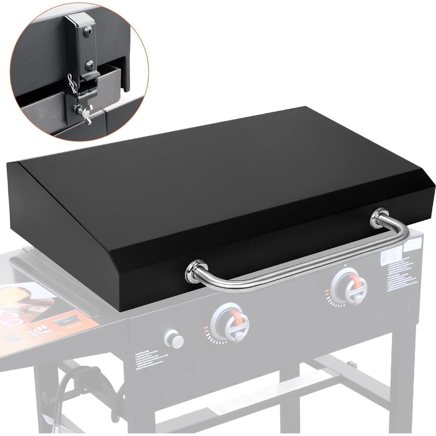 Tapa con bisagra QuliMetal para plancha Blackstone 28"