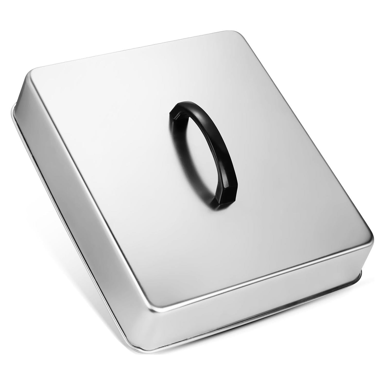 Tapa de Basting Rectangular EWFEN de Acero Inoxidable 33x30.5cm