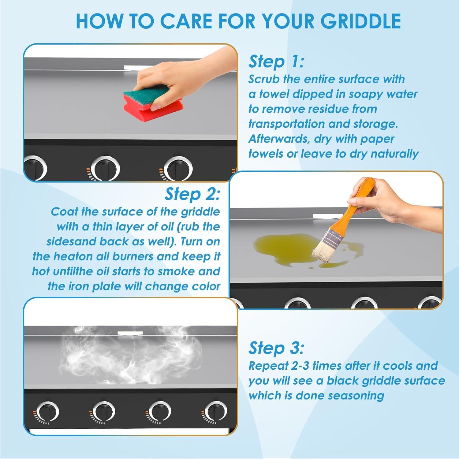 Plancha de Mejora 71.1x43.2cm Blackstone 28" BBQration