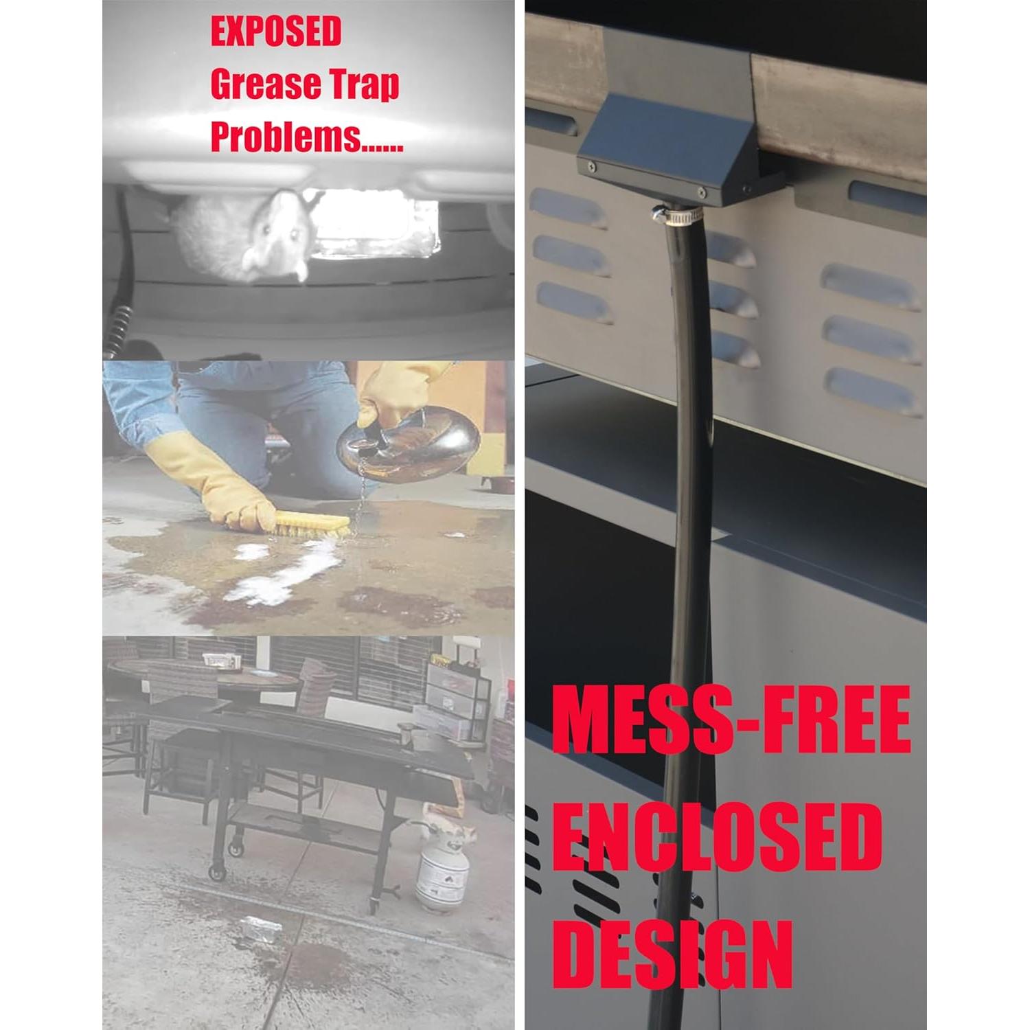 Sistema de Drenaje de Grasa Sivsis para Plancha Blackstone 2.3L