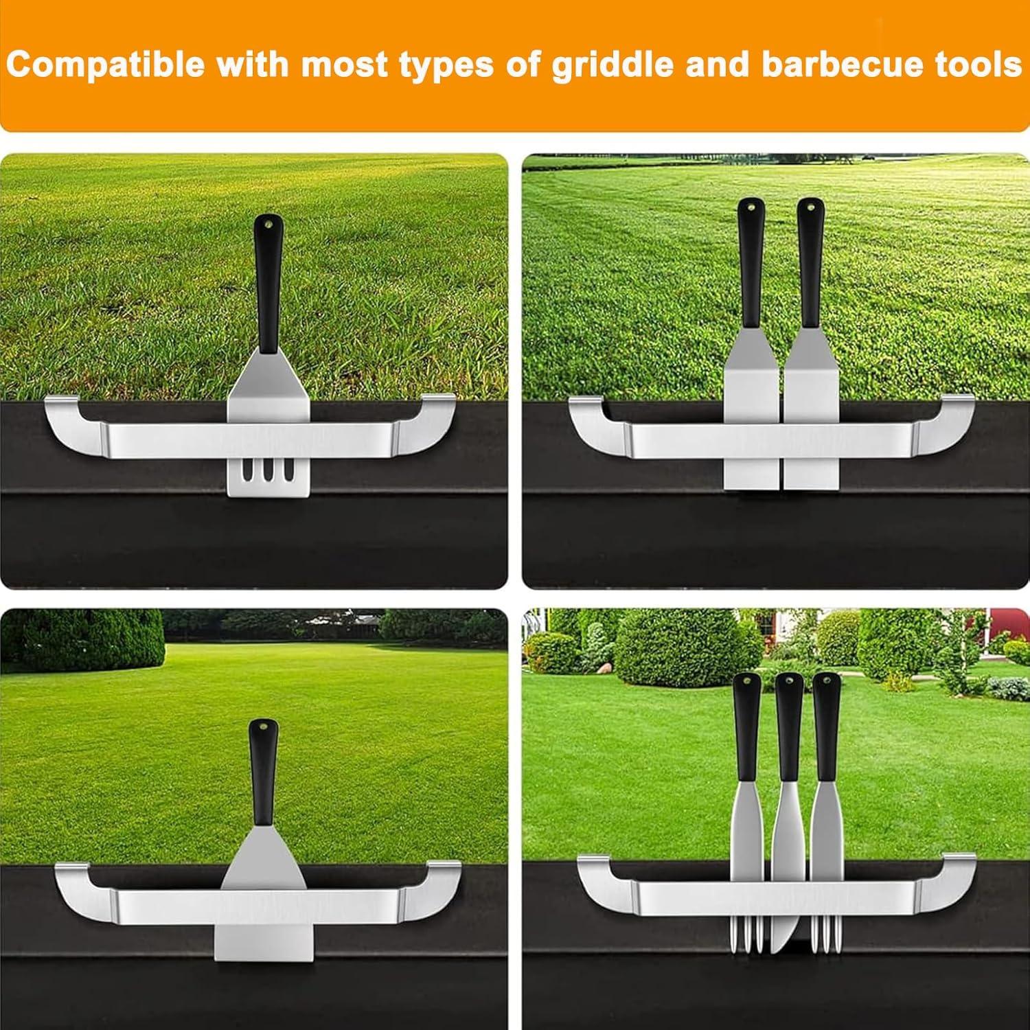 Soporte Magnético para Espátula ZHSX de Acero Inoxidable - 2 Piezas