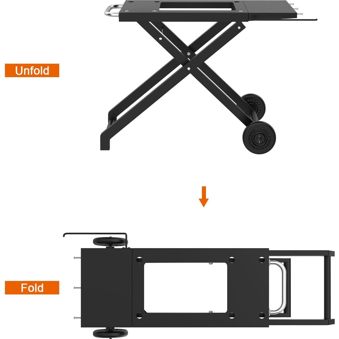 Soporte para Plancha Blackstone 17/22" - Carrito Plegable BBQ Future