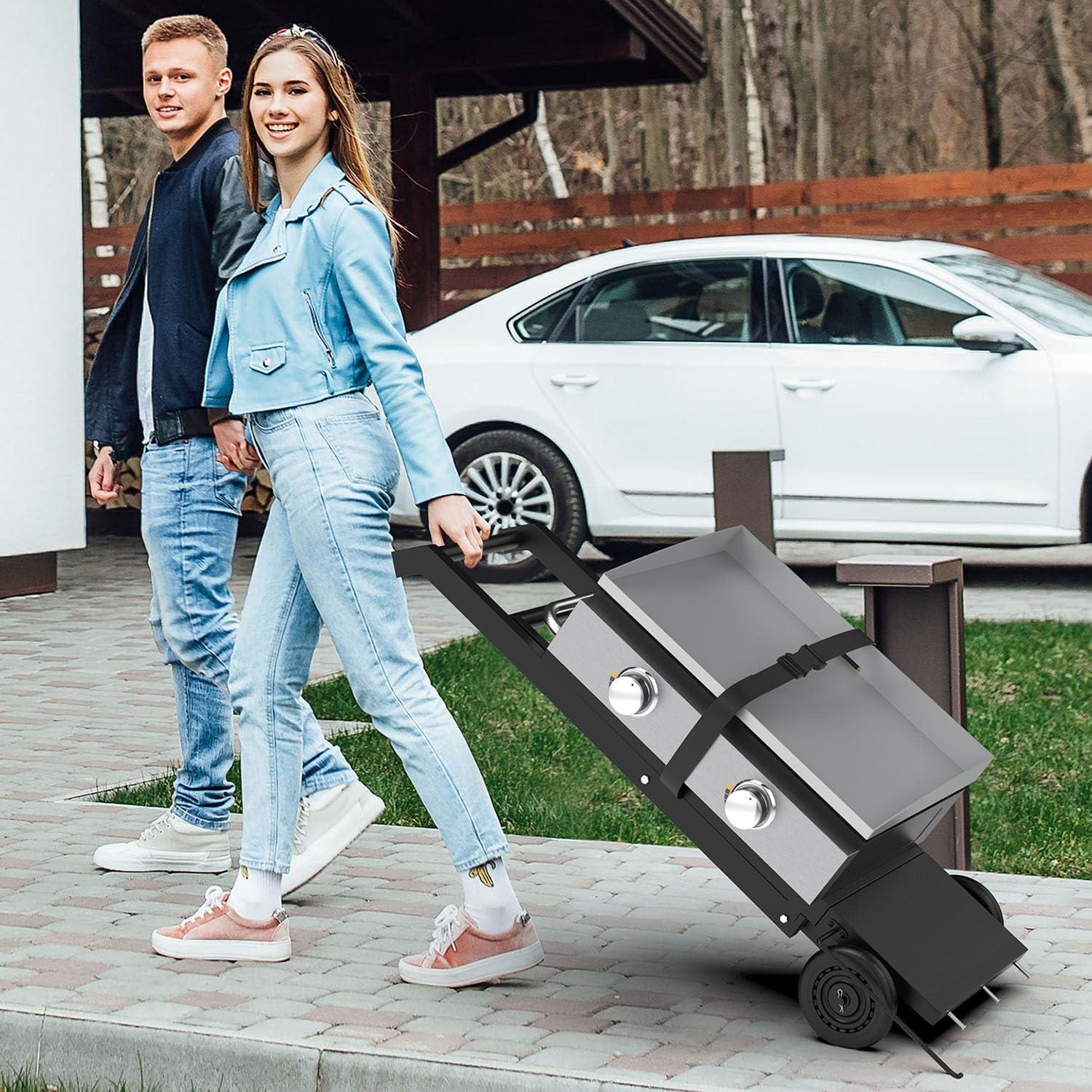 Soporte para Plancha Blackstone 17/22" - Carrito Plegable BBQ Future