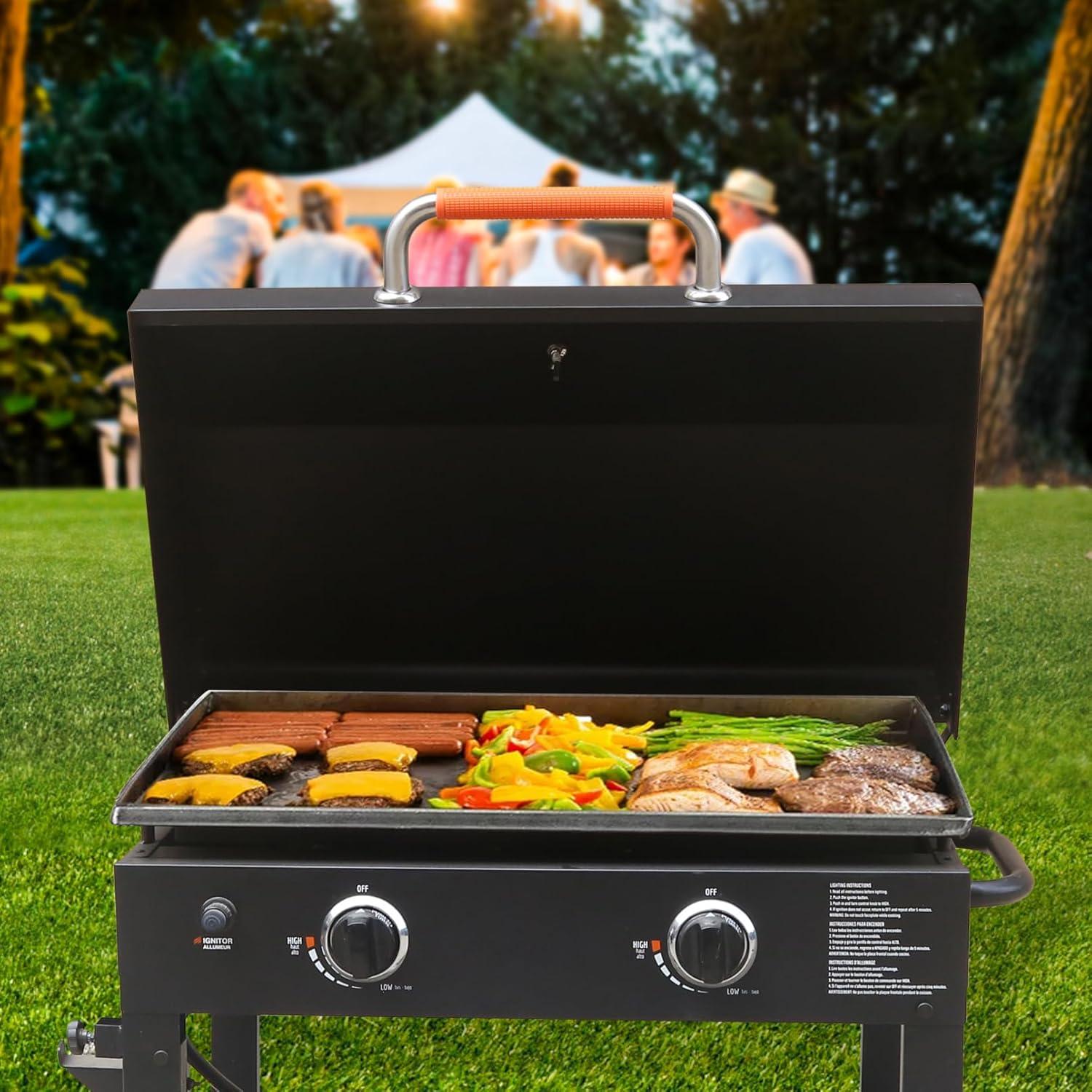 Tapa con Bisagra CANDANA para Plancha Blackstone 28"