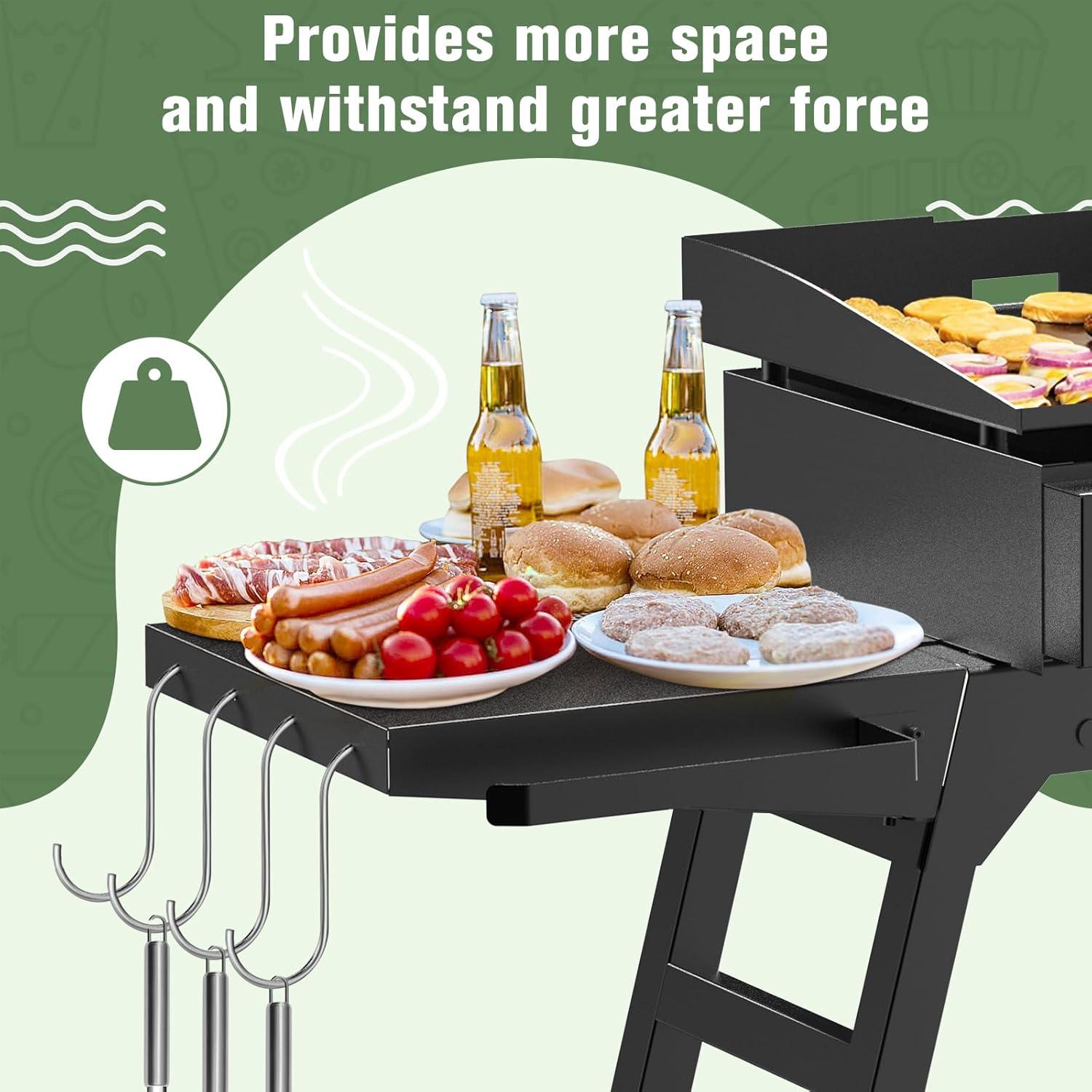 Estante Lateral para Parrilla Blackstone 17-22" Petrirufun