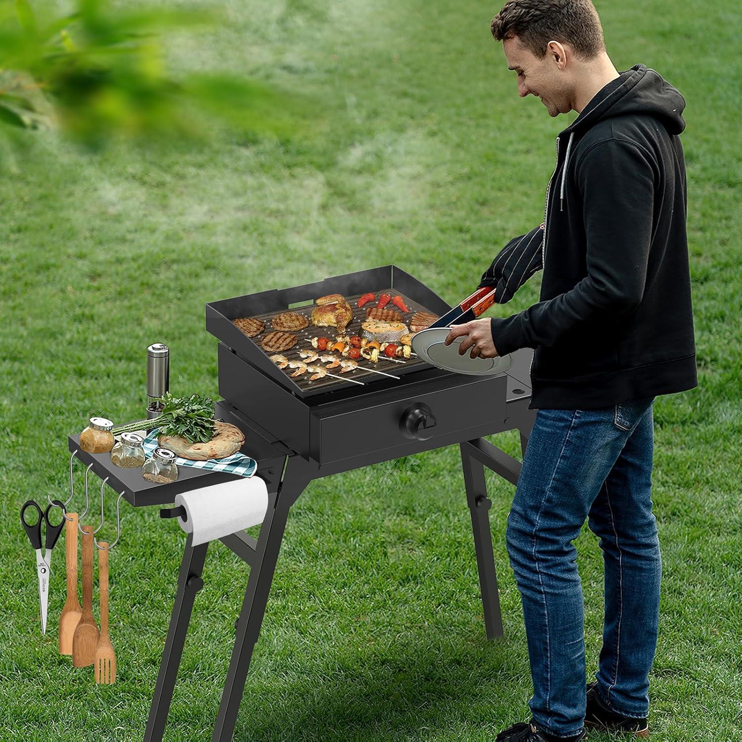 Estante Lateral para Parrilla Blackstone 17-22" Petrirufun