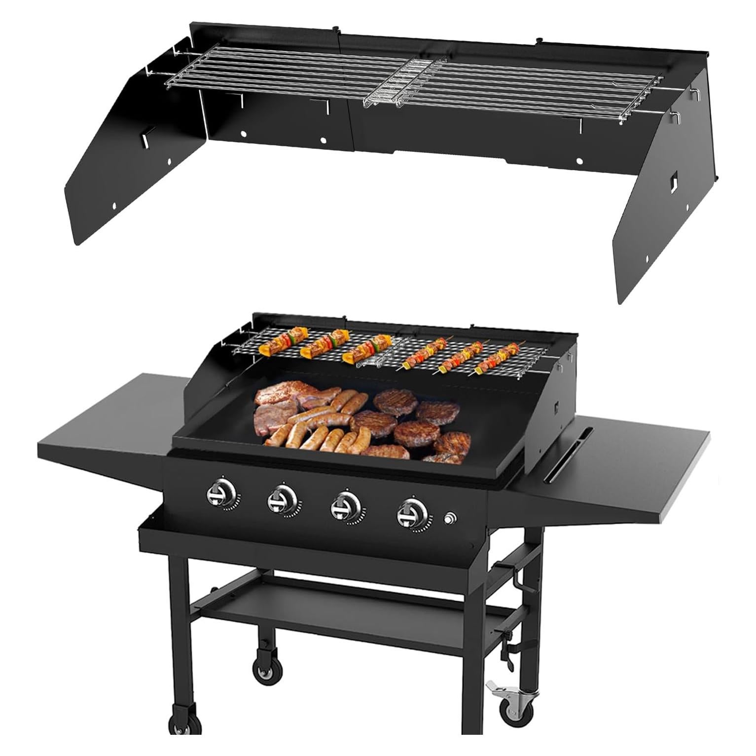 Protector de Viento y Rejilla Calentadora Petrirufun 28-36"