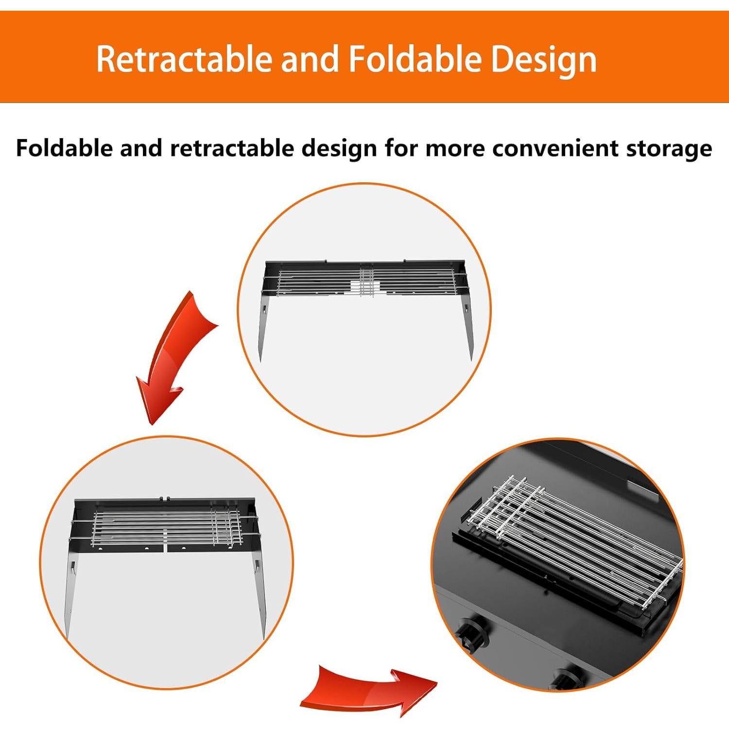 Juego de Protector de Viento y Rejilla Calentadora PHYESUVIN 71-91 cm