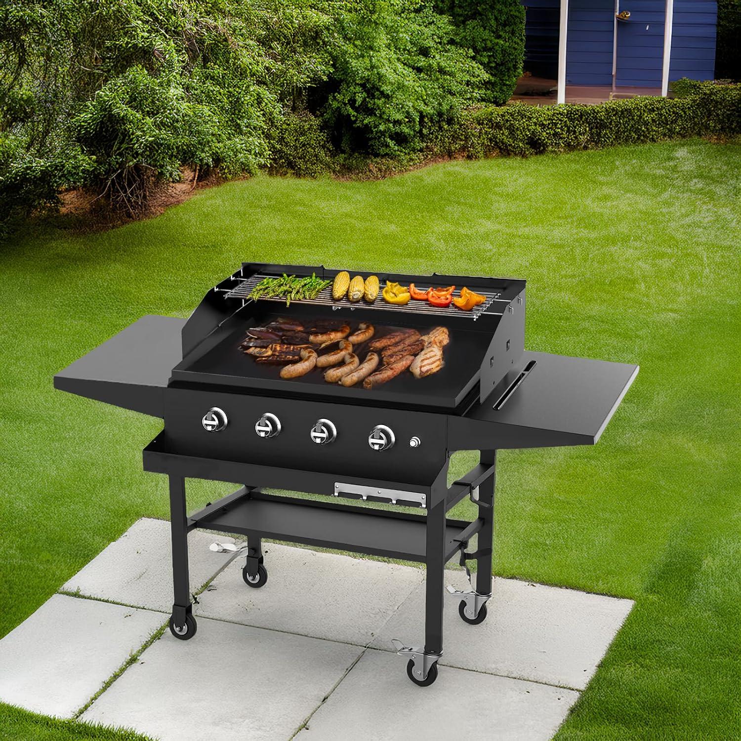 Juego de Protector de Viento y Rejilla Calentadora PHYESUVIN 71-91 cm