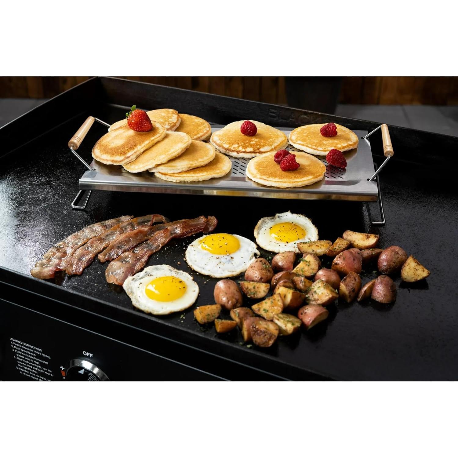 Estante Calentador Ajustable Blackstone 28" Acero Inoxidable