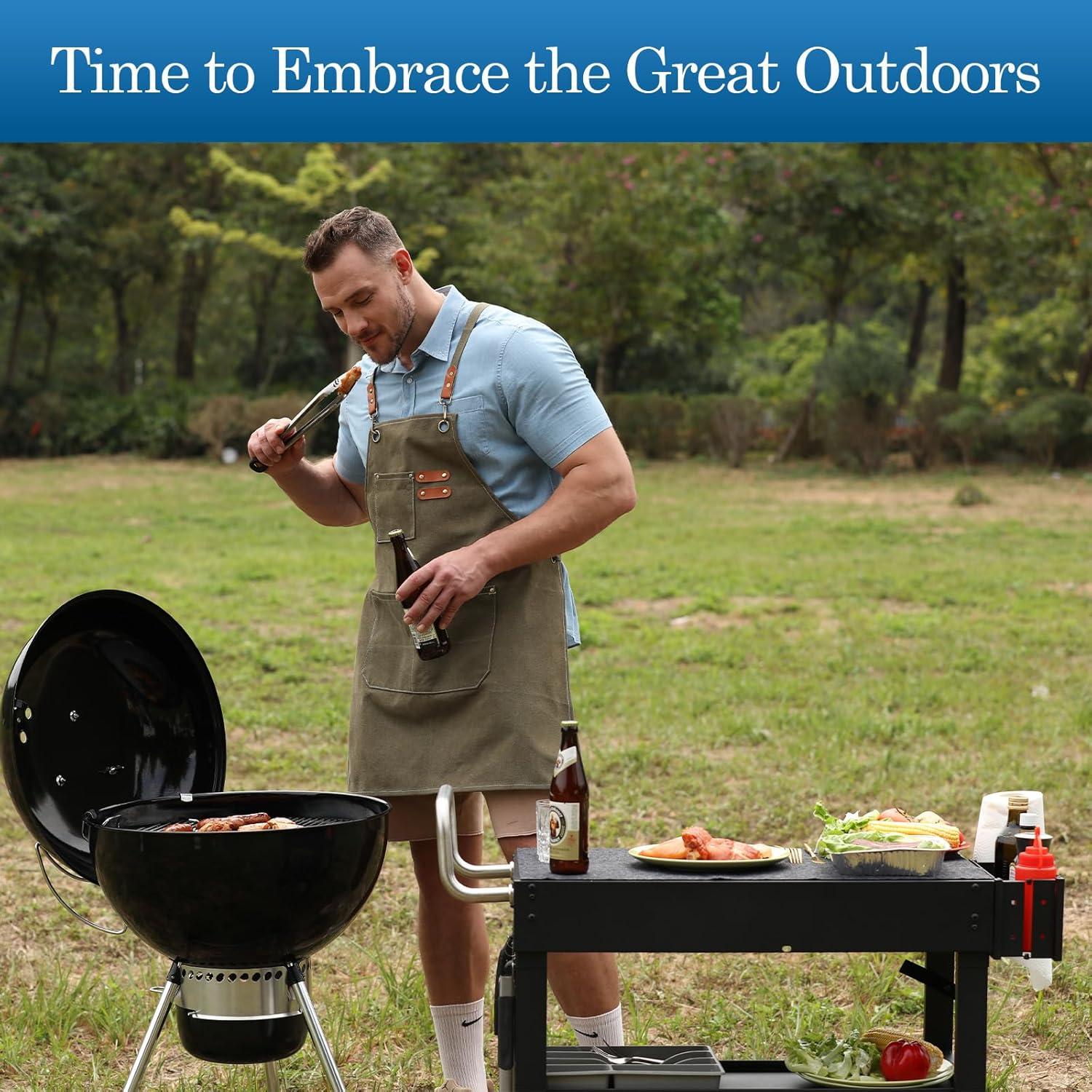 Carrito de Mesa Plegable para Parrilla EsFrondo YP 39A-001