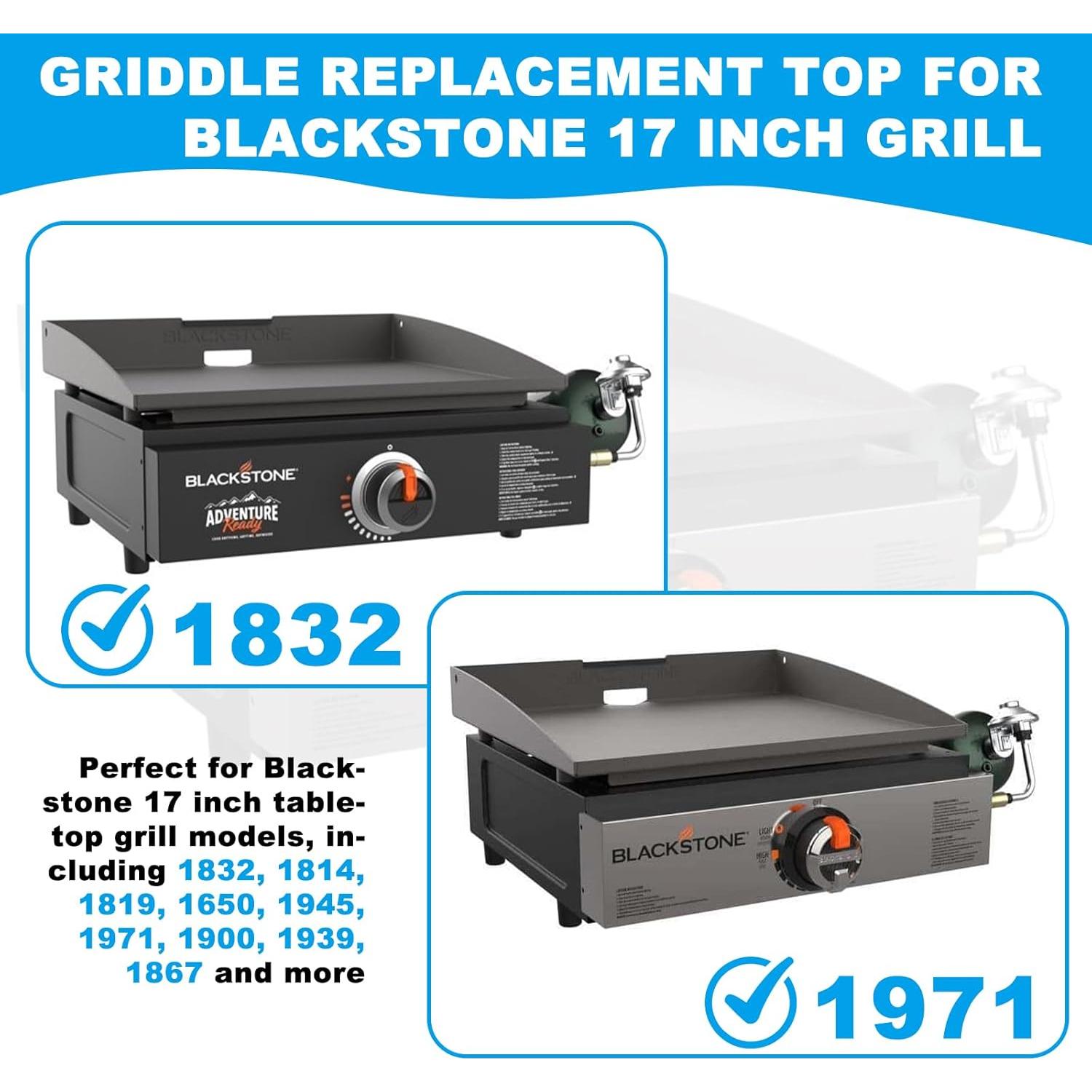 Plancha plana LS'BABQ para Blackstone 44.5x39.6 cm