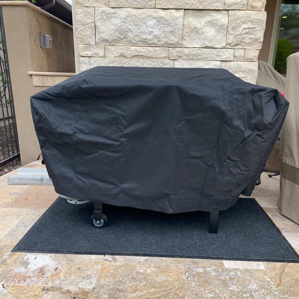 Cubierta de Plancha ZJYWSCH para Blackstone 71 cm con Doble Estante