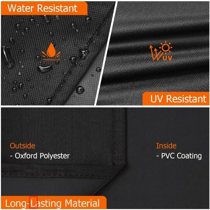 Funda impermeable para plancha 36" iCOVER negra 600D