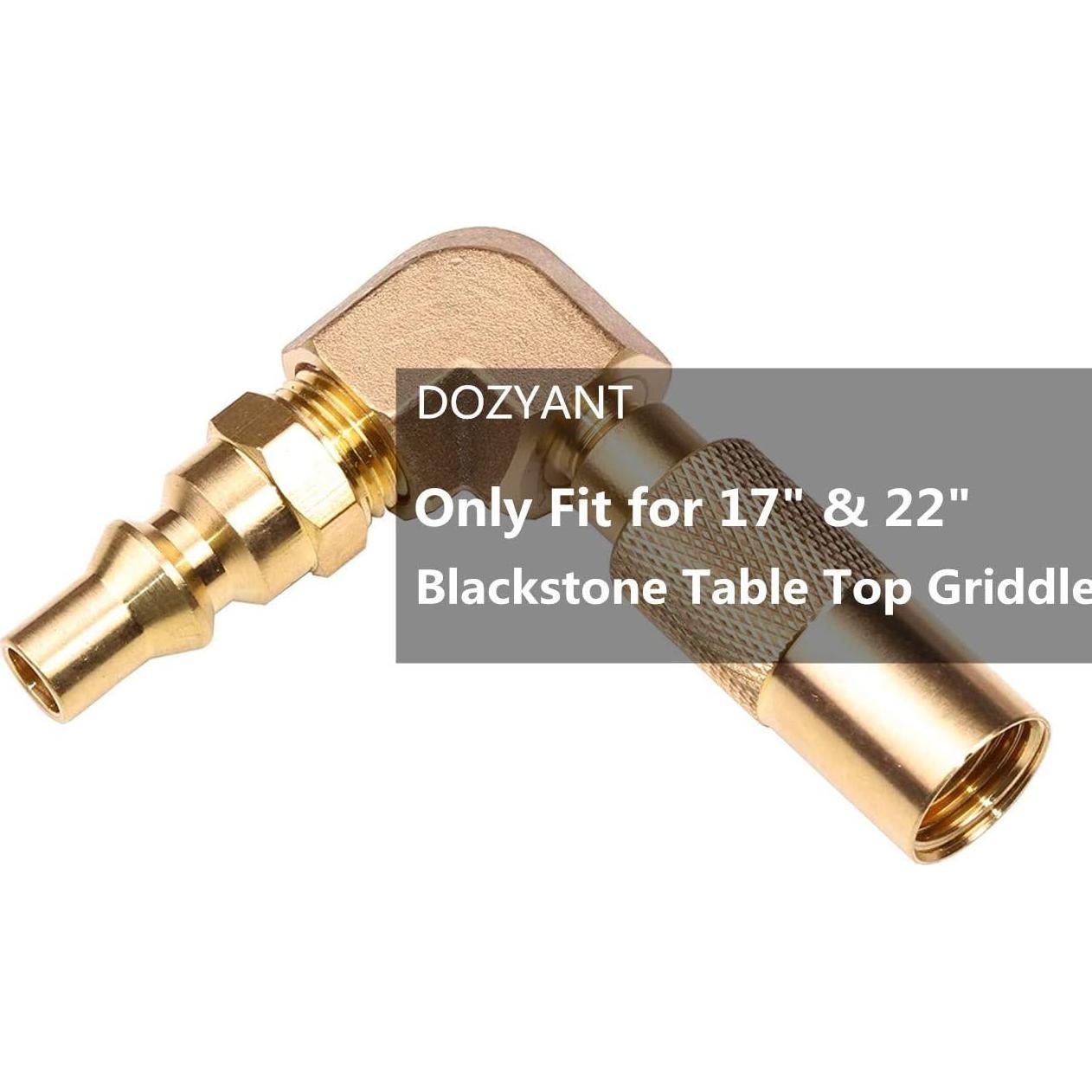 Manguera de Propano DOZYANT 12 pies con Adaptador Codo Blackstone