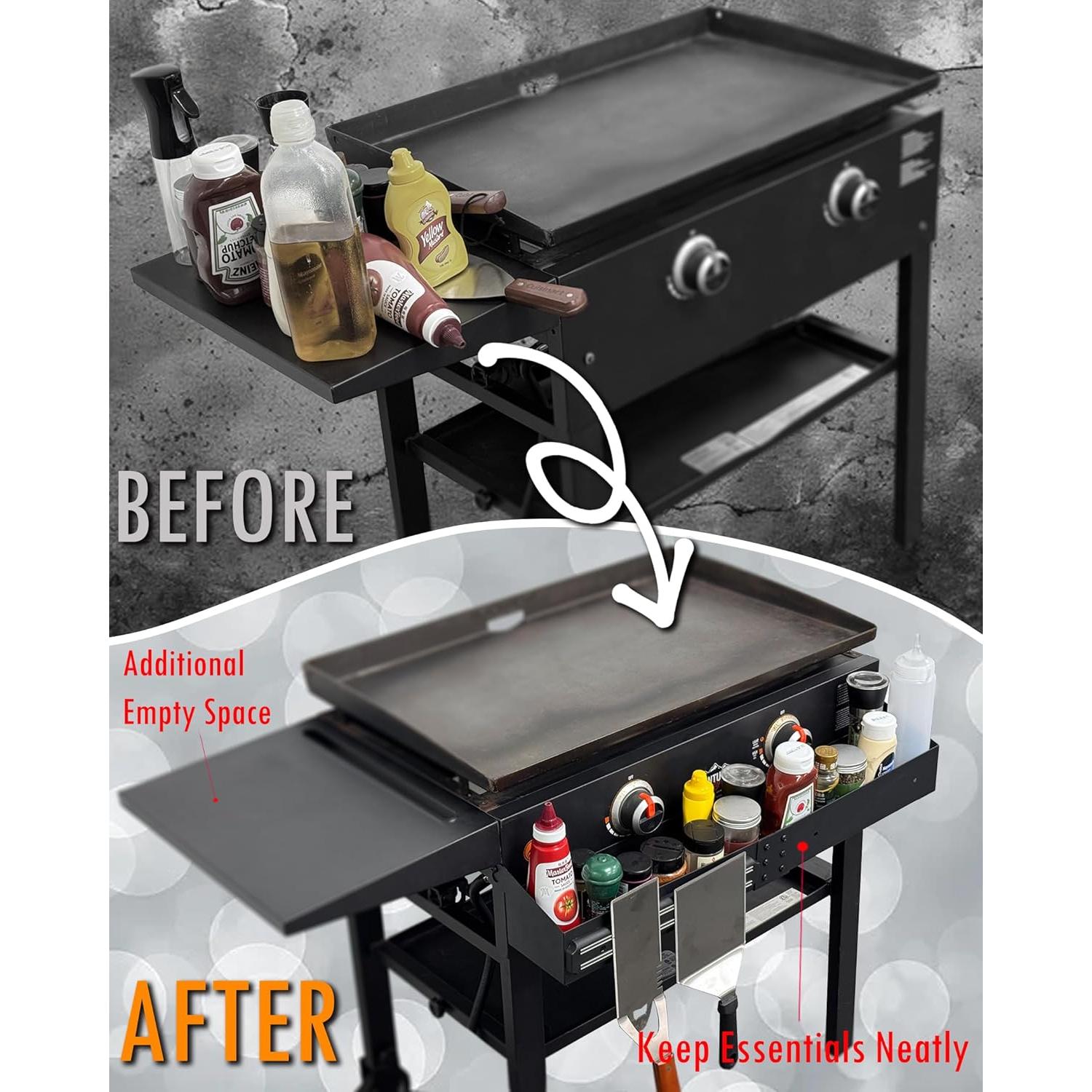 Caddy Frontal Blackstone 36" con Soporte Magnético Sivsis