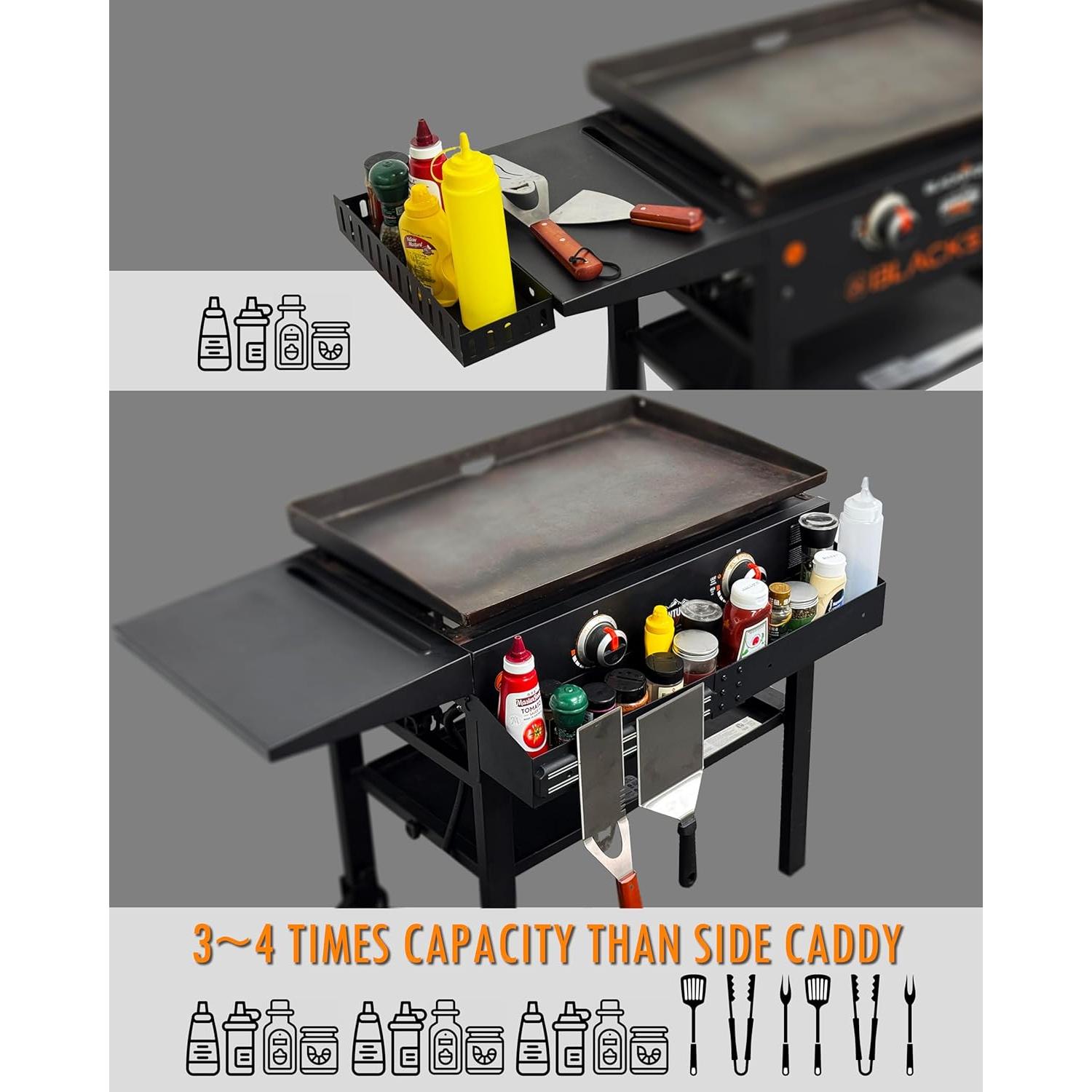 Caddy Frontal Blackstone 36" con Soporte Magnético Sivsis