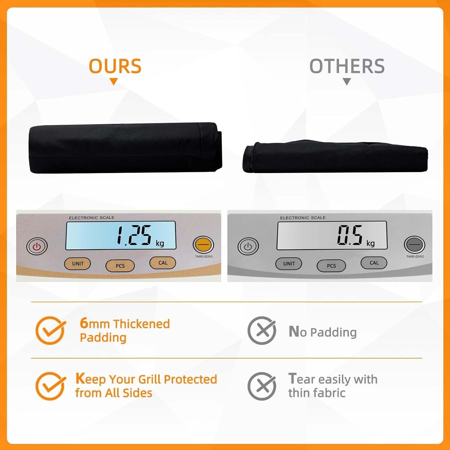 Bolsa Acolchada Noelife para Plancha Blackstone 22" y 17"