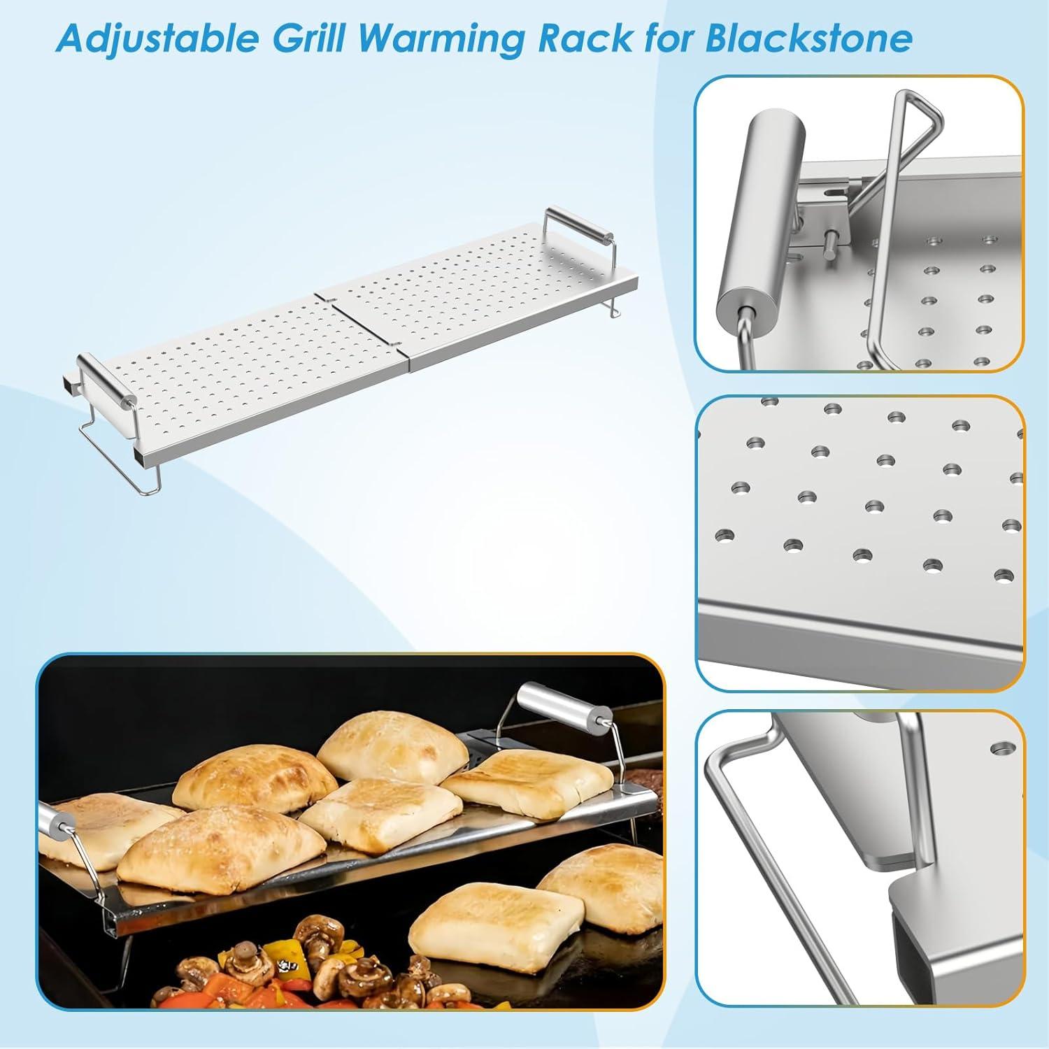 Parrilla Calentadora Acero Inoxidable BBQration 15-25" para Blackstone