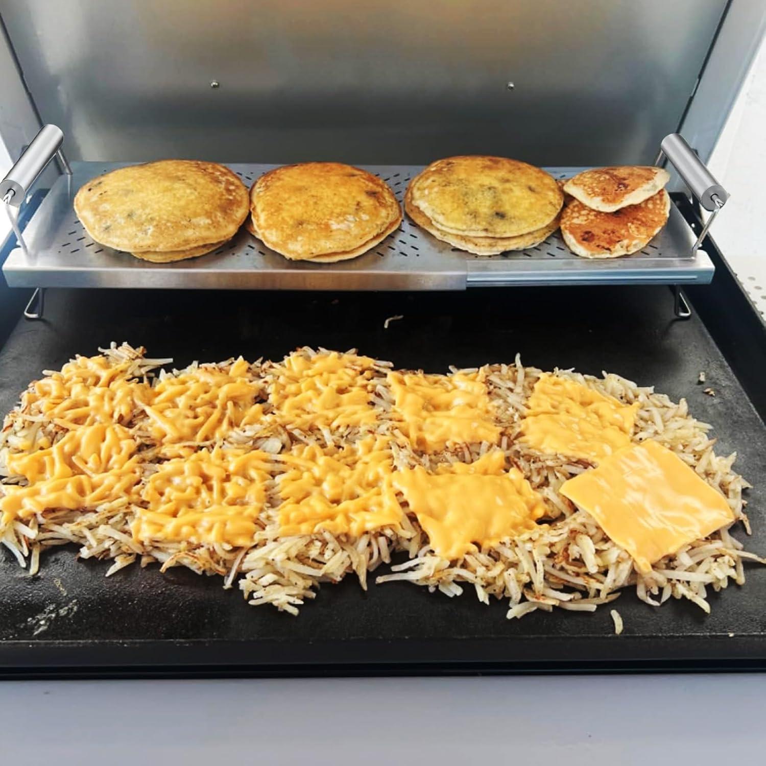 Parrilla Calentadora Acero Inoxidable BBQration 15-25" para Blackstone