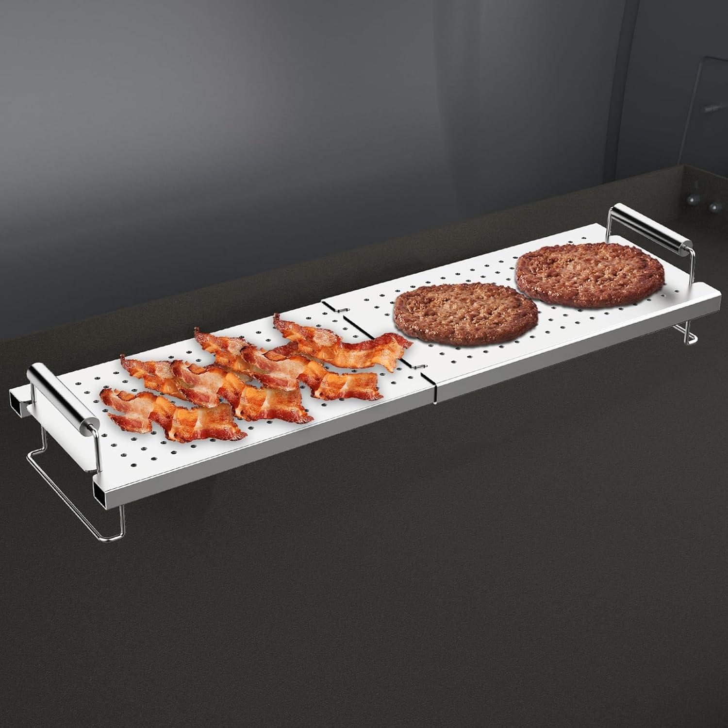 Parrilla Calentadora Acero Inoxidable BBQration 15-25" para Blackstone