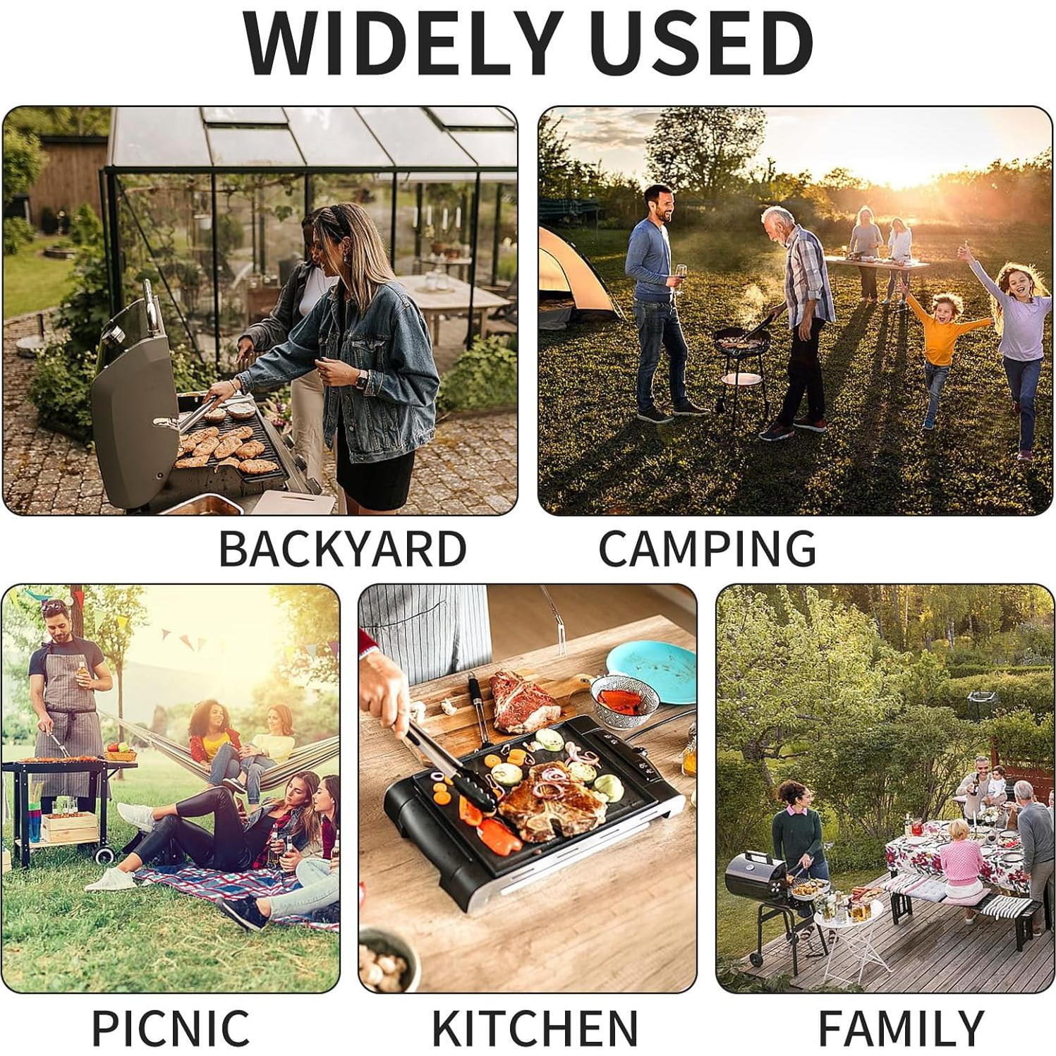 Kit de Accesorios para Plancha Latiret 24 Piezas Acero Inoxidable