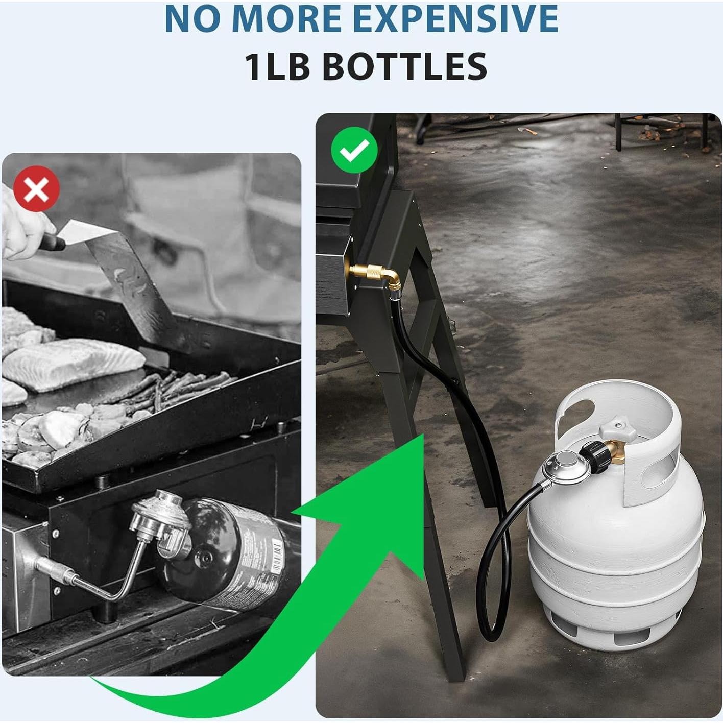 Adaptador de Manguera de Propano Rushare 1.83m para Blackstone